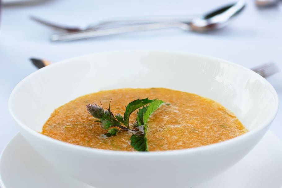 Peach soup