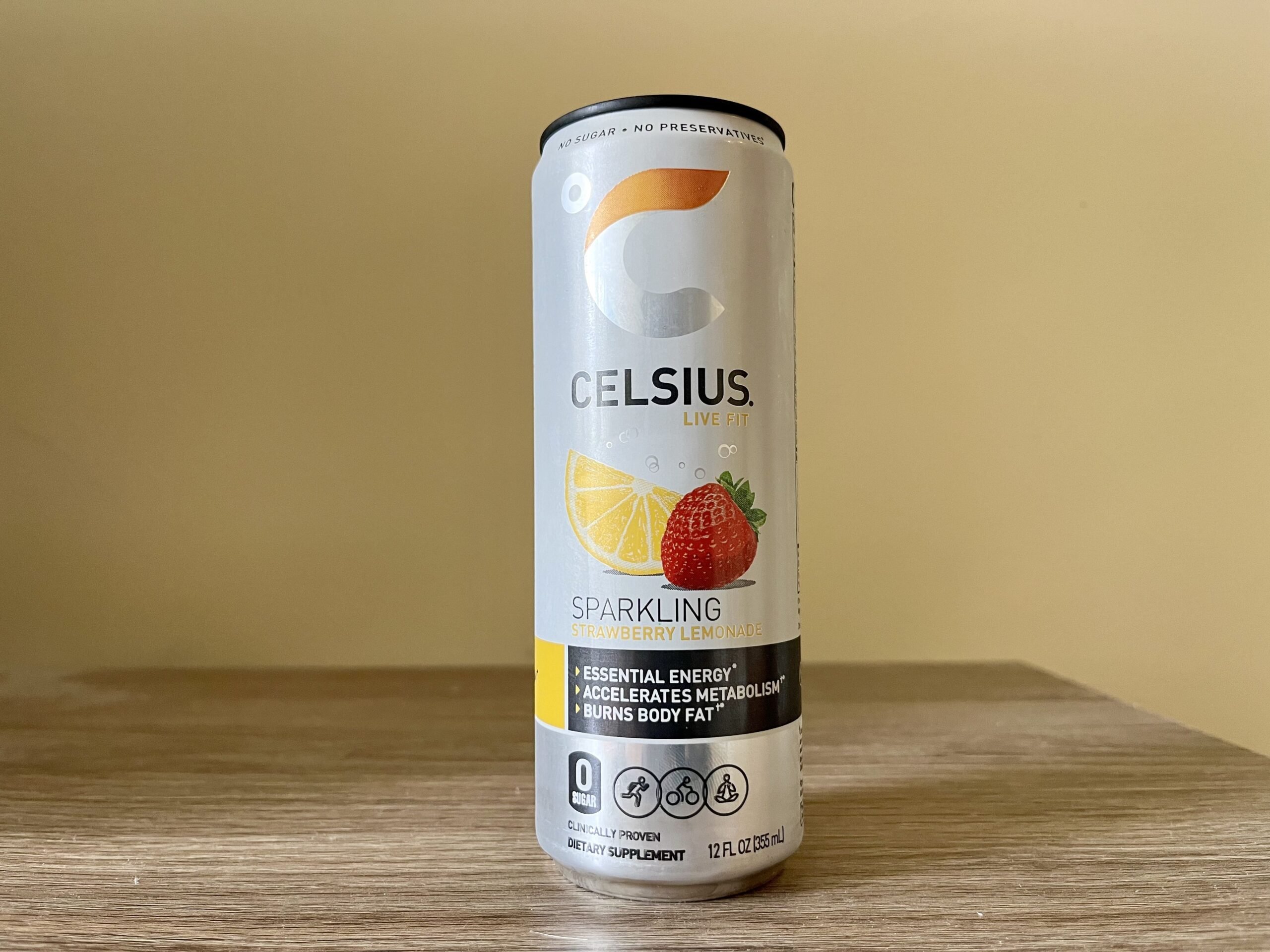 Sparkling Strawberry Lemonade Celsius