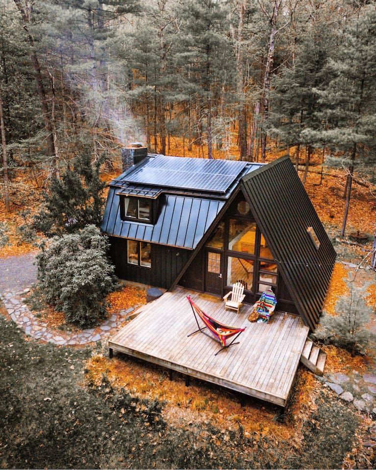 A Black A-Frame