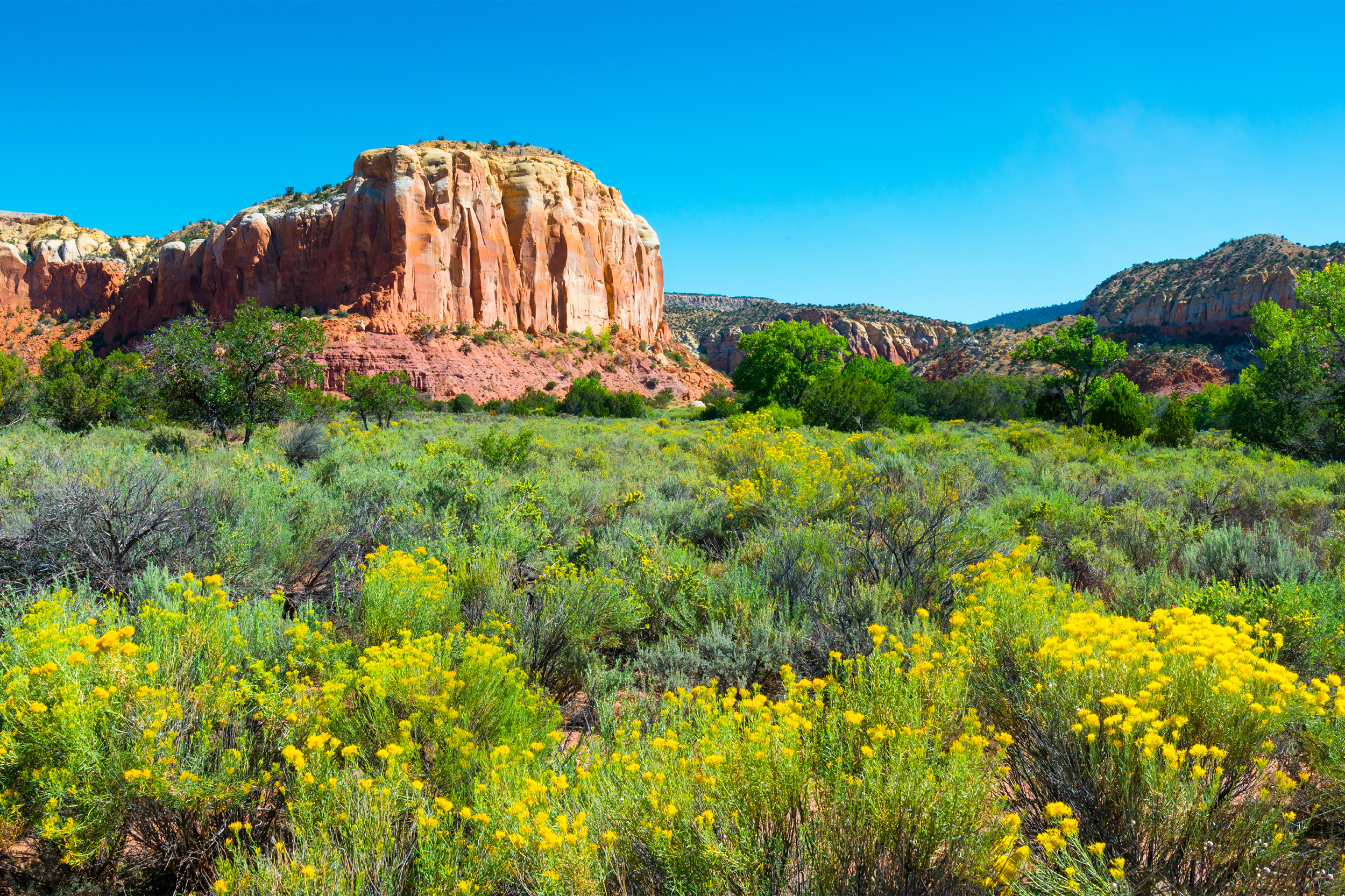 A nice red rock formation near Ghost Ranch, New Mexico.