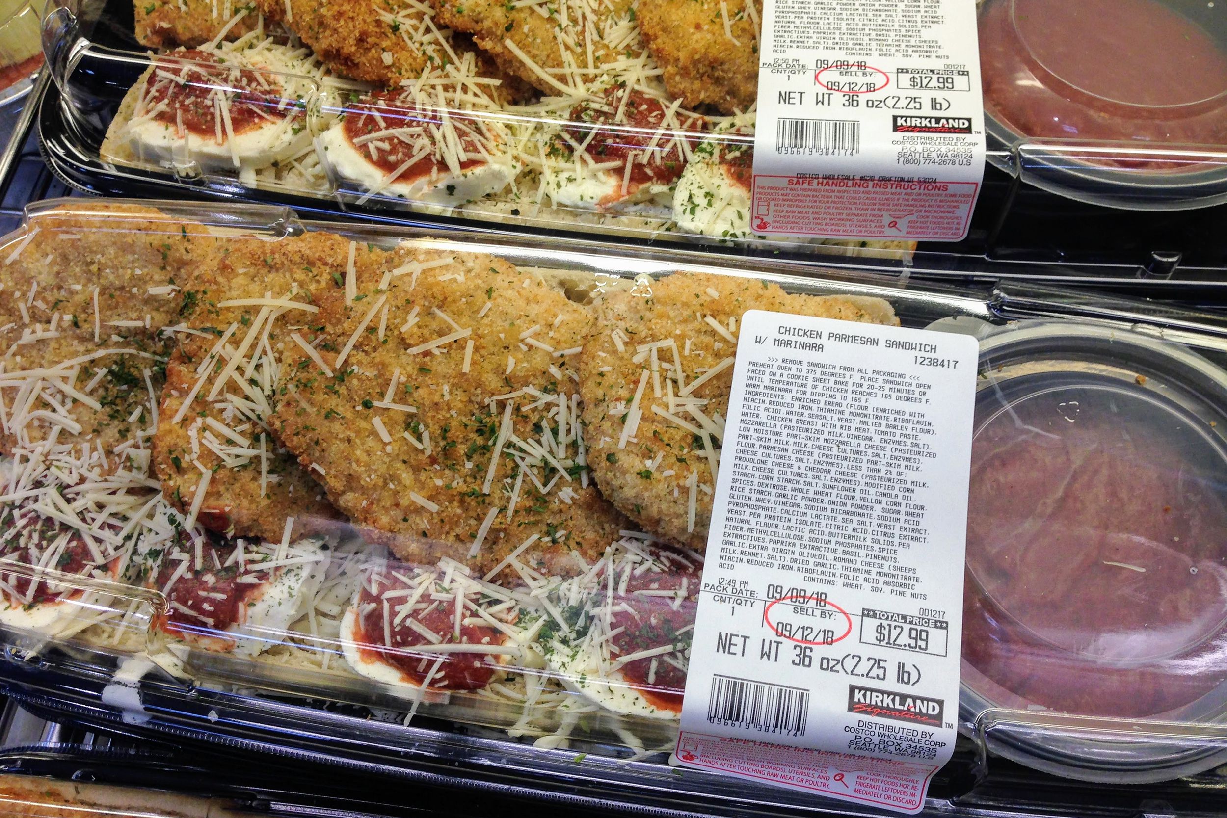 Chicken Parmesan at Costco