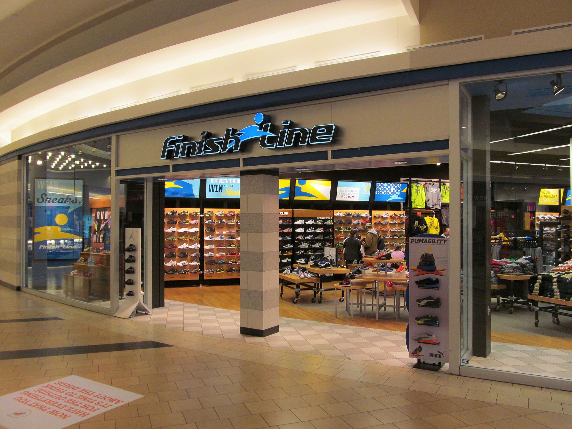 Finish Line, Northshore Mall, Peabody Massachusetts