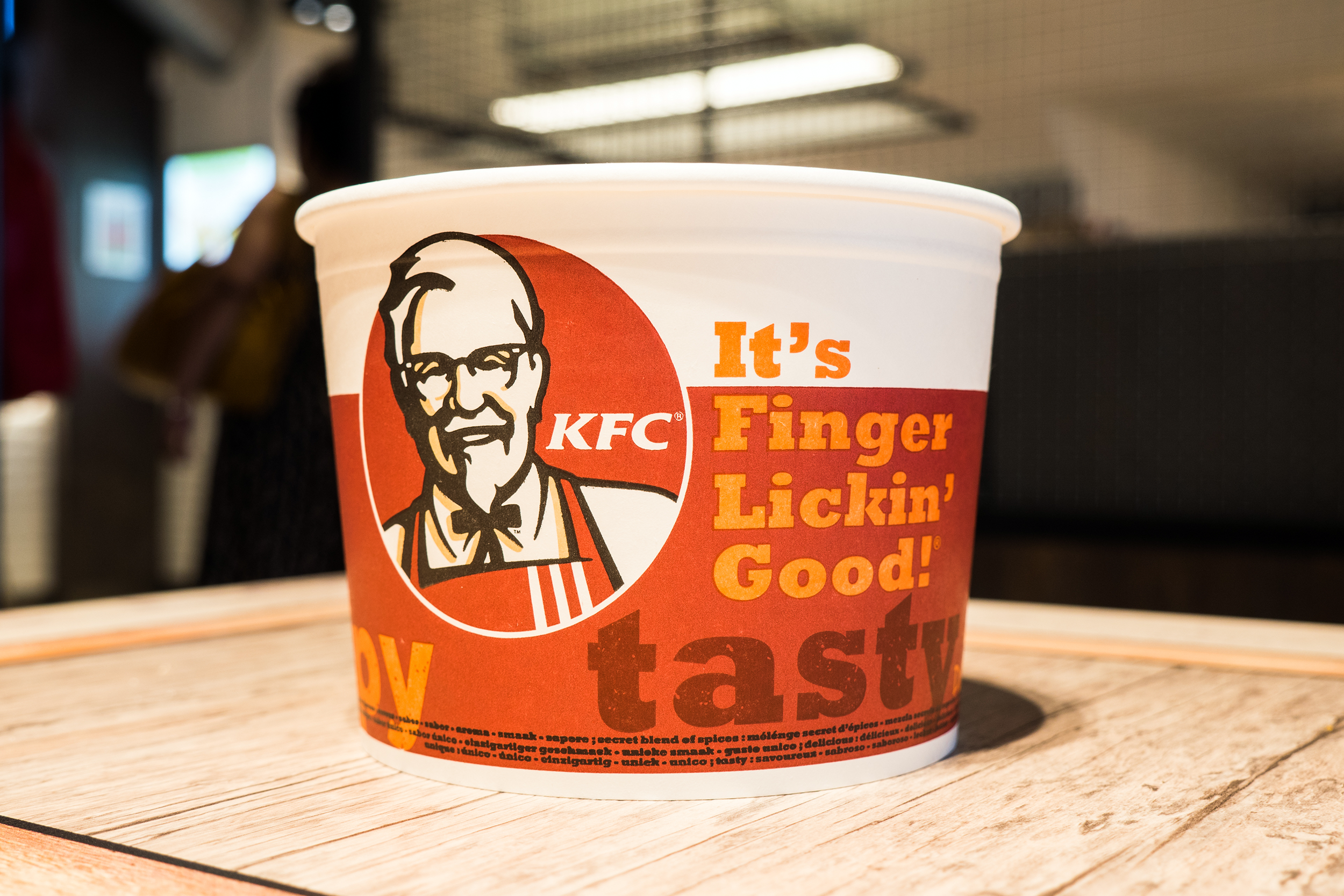 KFC bucket of chicken