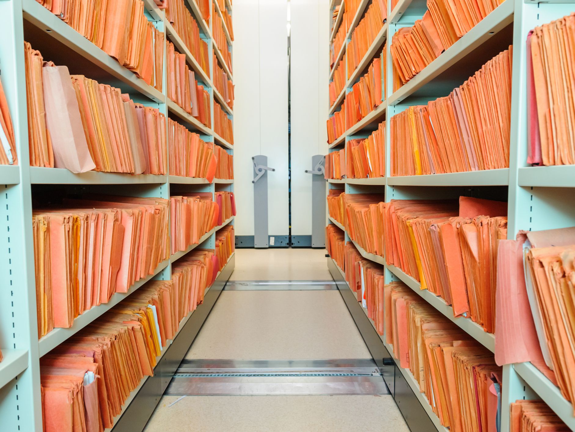 Archive shelves