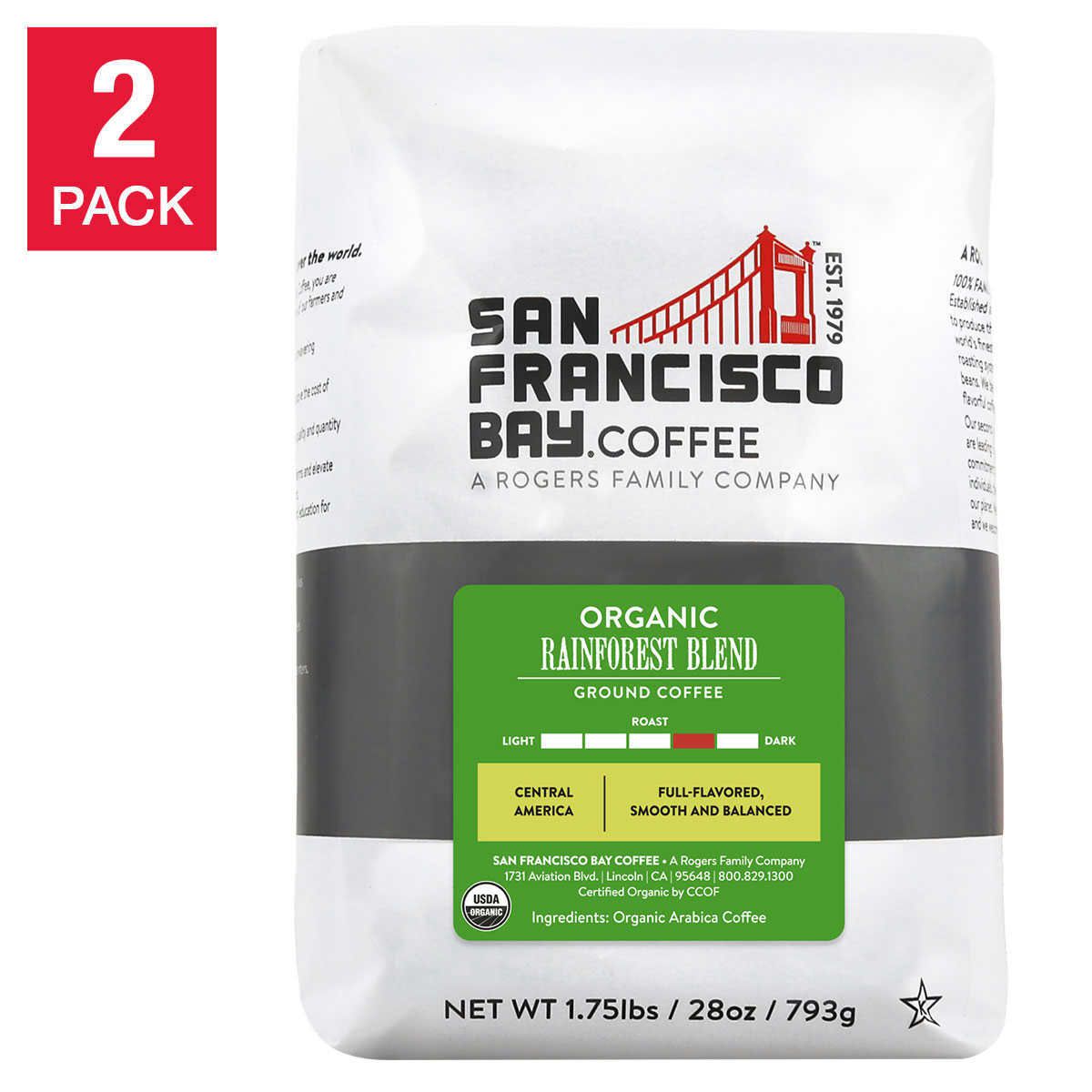 San Francisco Bay Coffee Organic Rainforest Blend