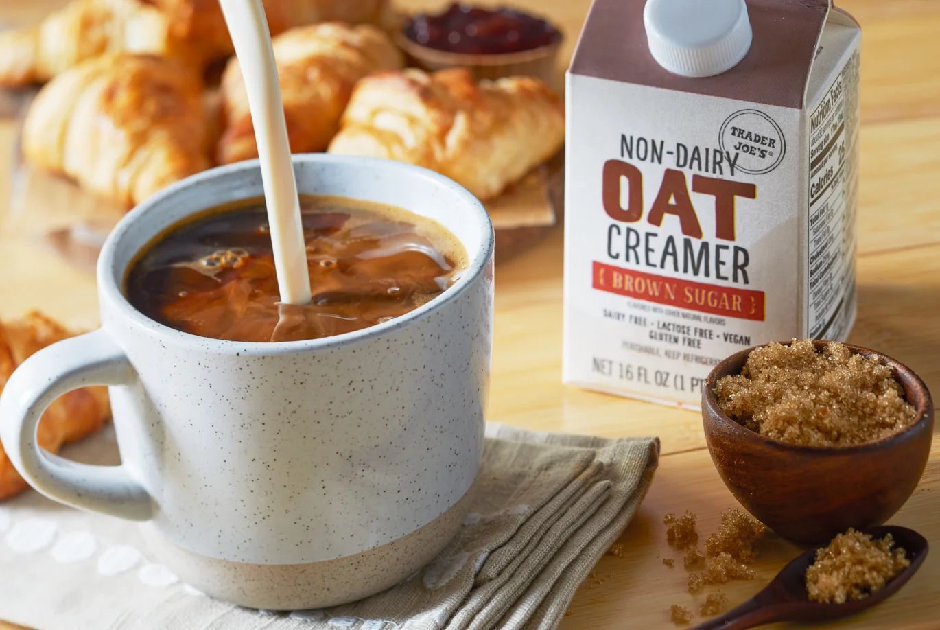 Trader Joe's Non-Dairy Oat Creamer Brown Sugar Flavor