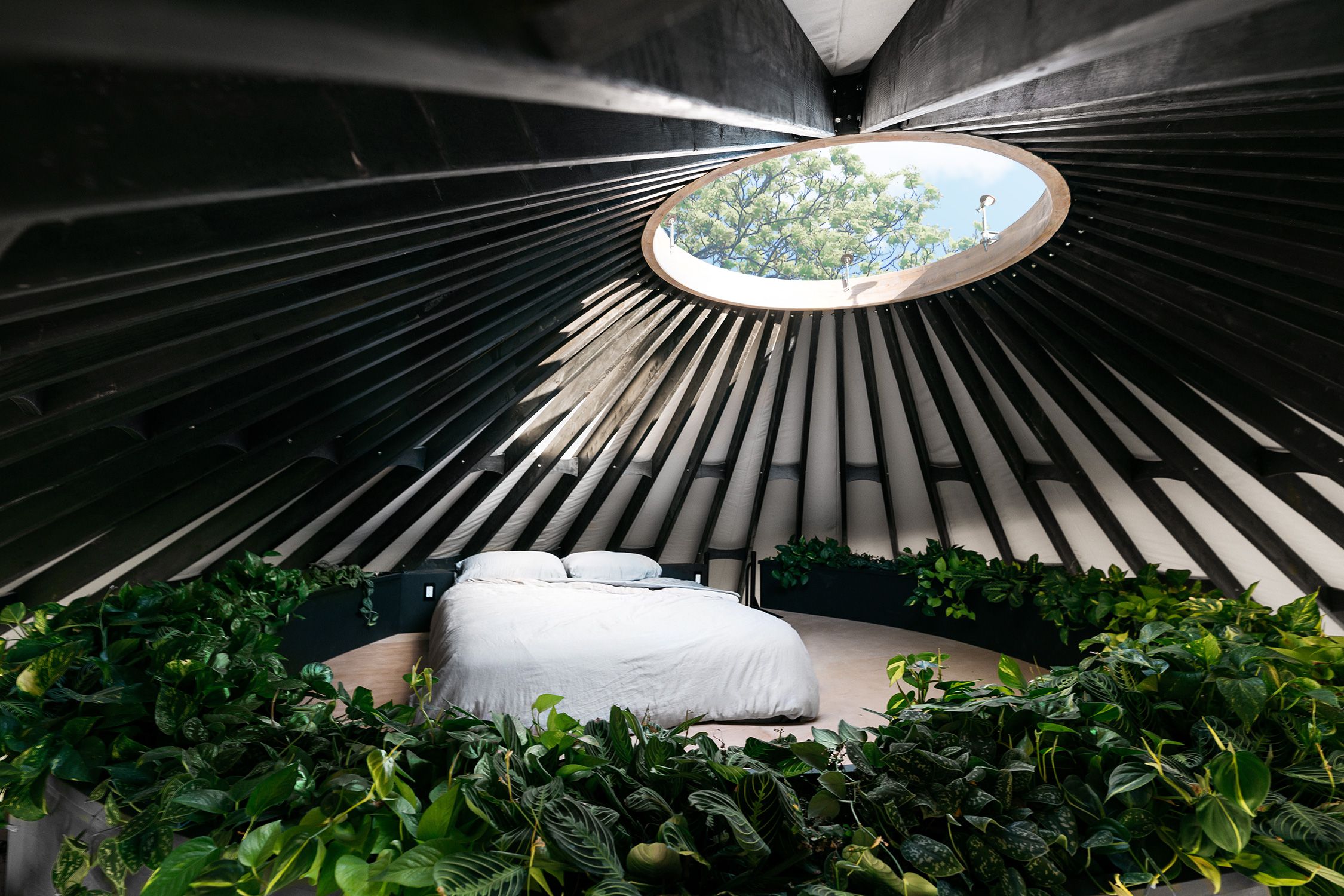 ultra modern yurt