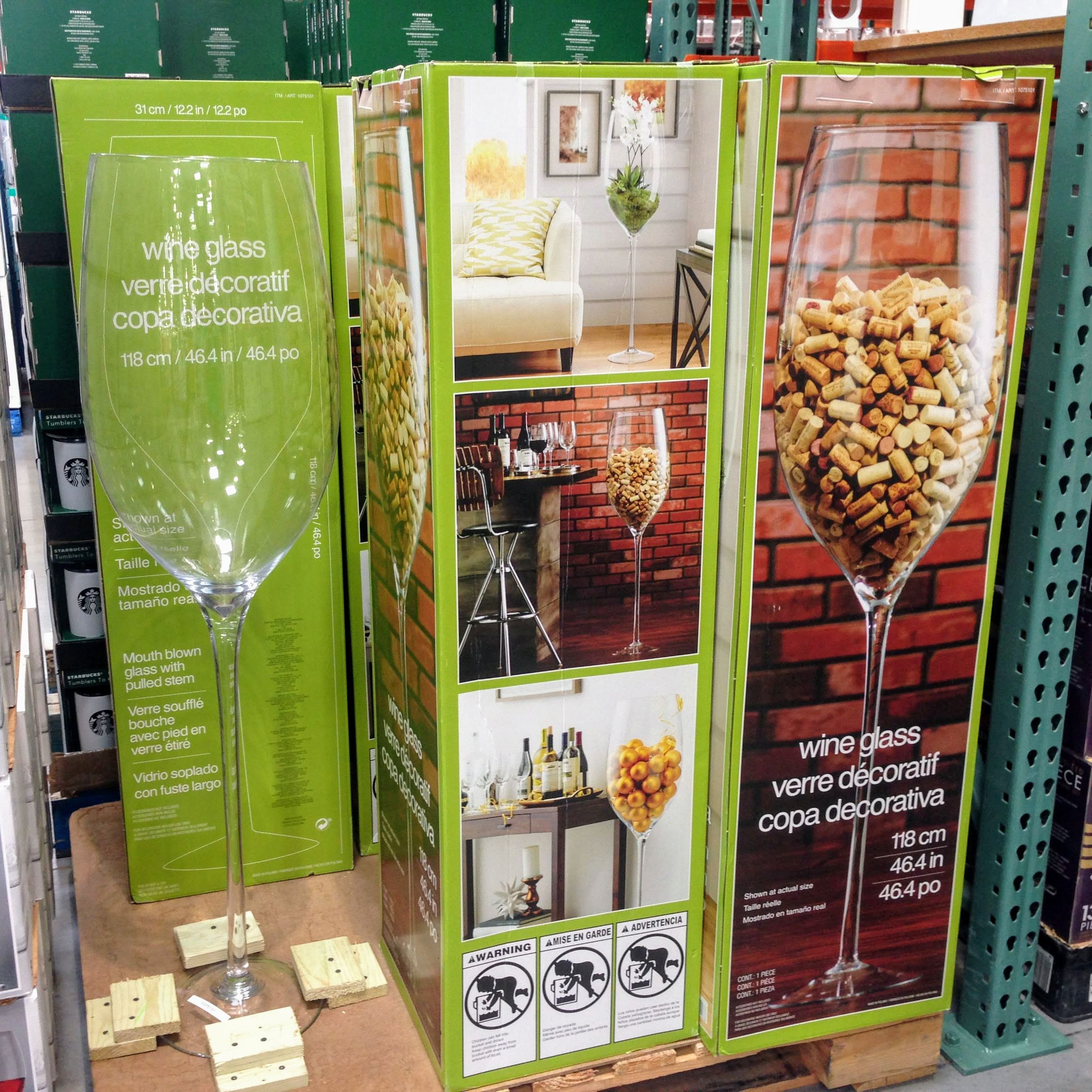 42-Inch Wine Glass at Costco