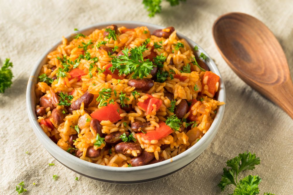 Homemade Cajun Read Beans and Rice