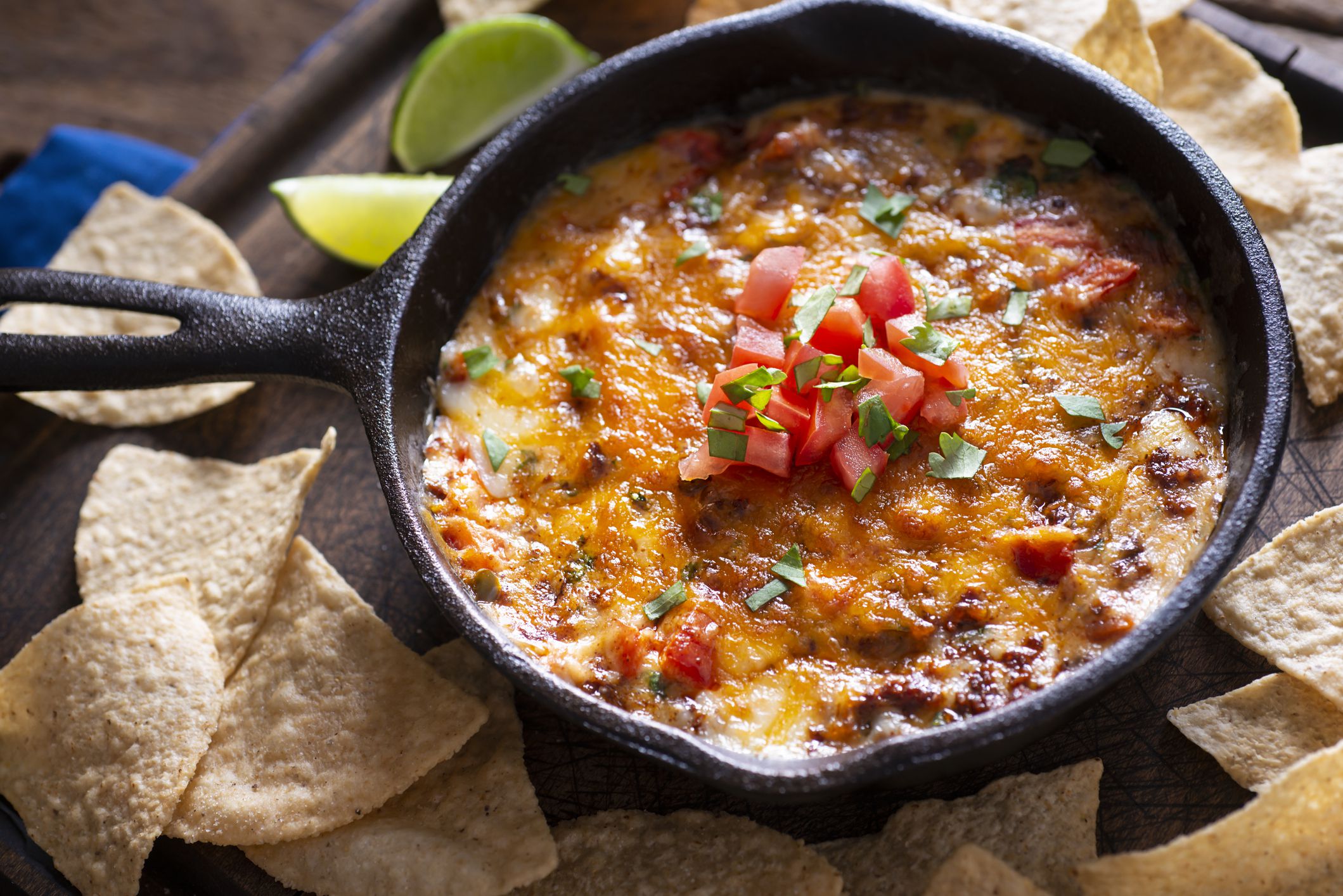 Homemade Queso Fundido with Chorizo Sausage