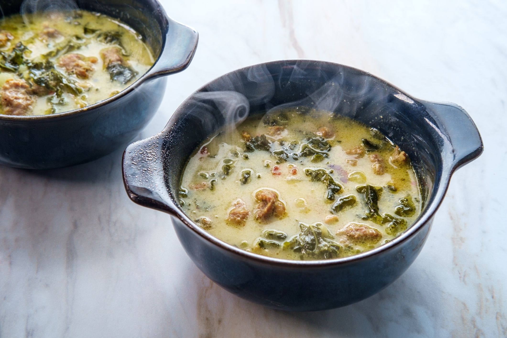 Sausage and kale zuppa toscana italian creamy soup