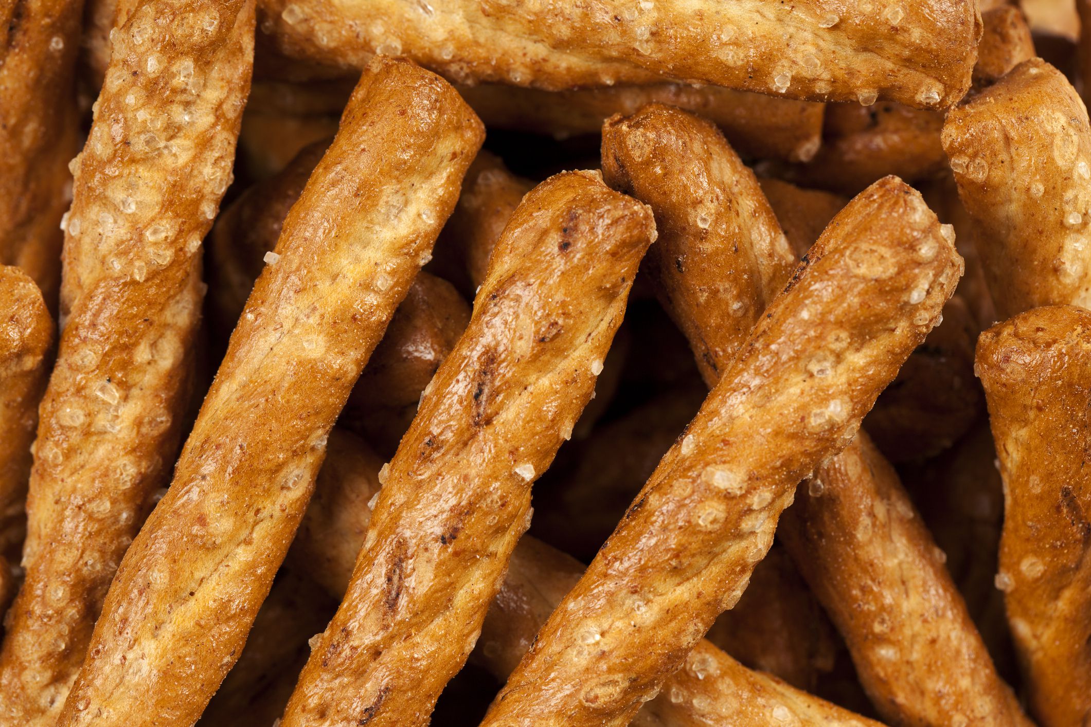 Pretzel Sticks Close-up.