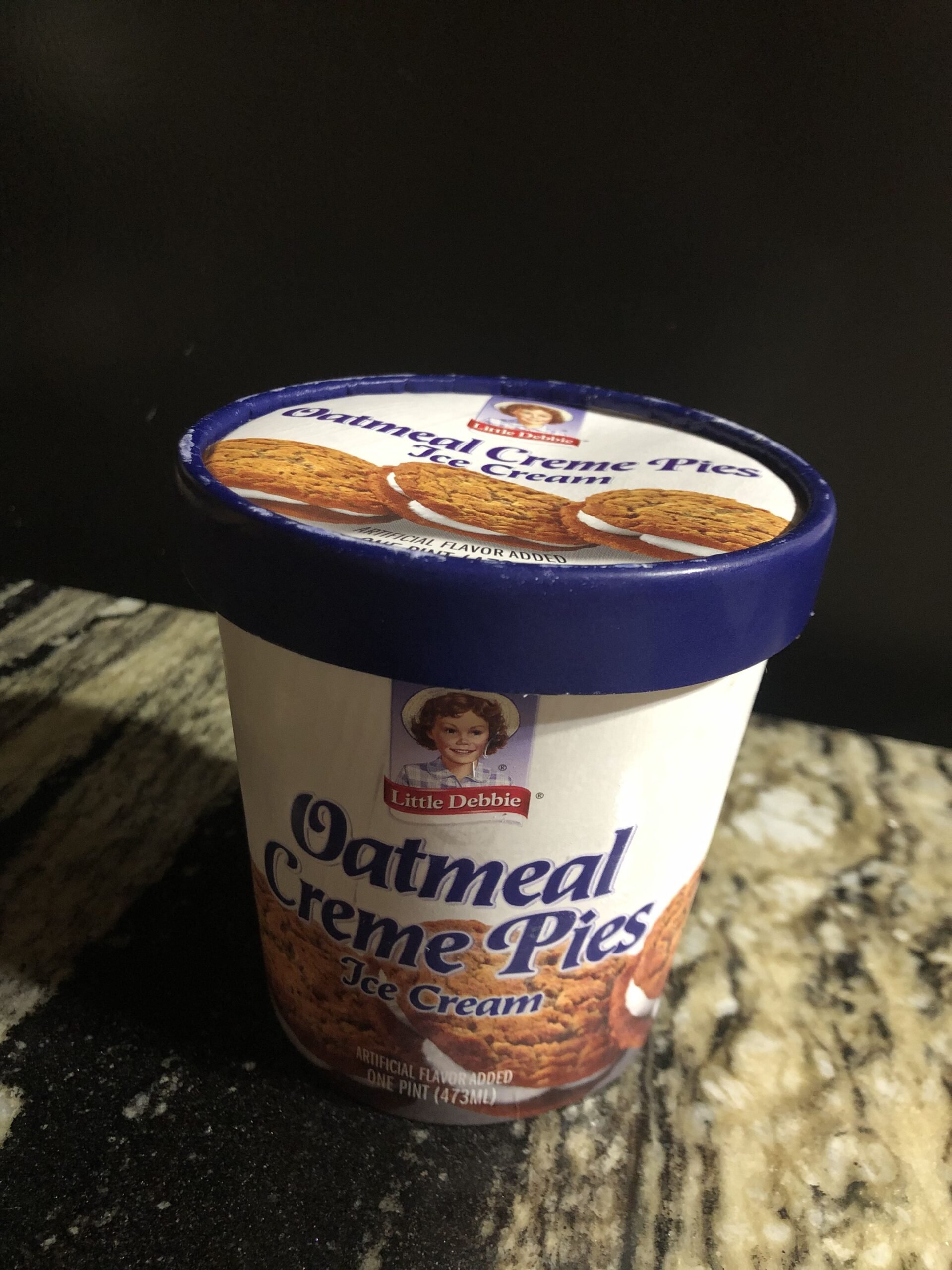 little debbie oatmeal creme pie ice cream