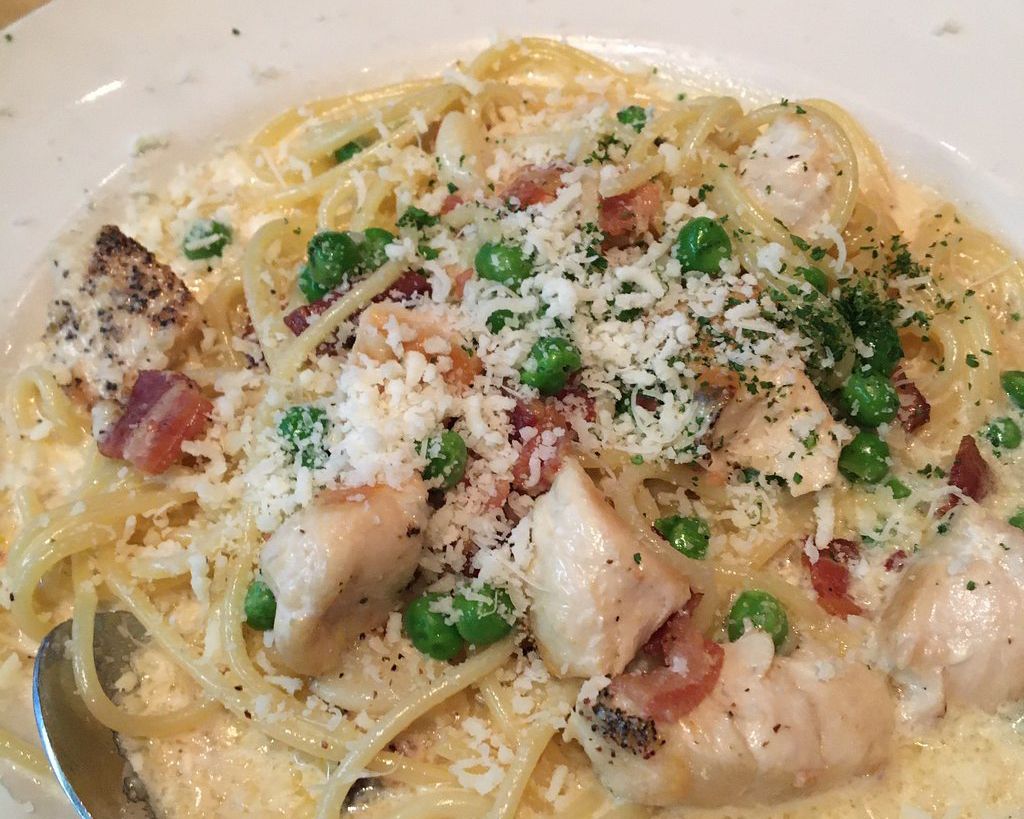 Pasta Carbonara With Chicken from the Cheesecake Factory