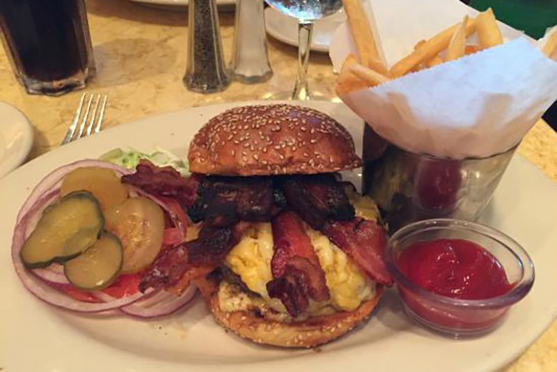 The Cheesecake Factory: Bacon-Bacon Cheeseburger