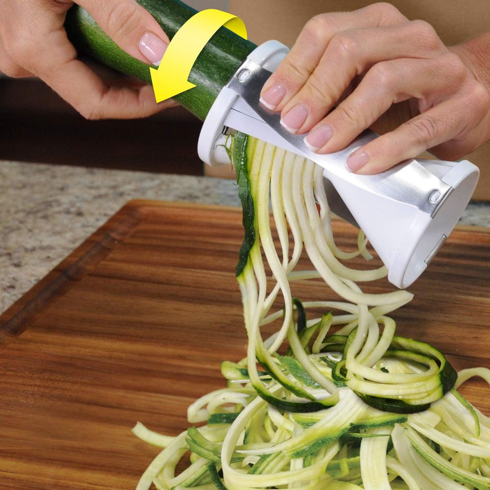 zucchini noodles from a spiralizer