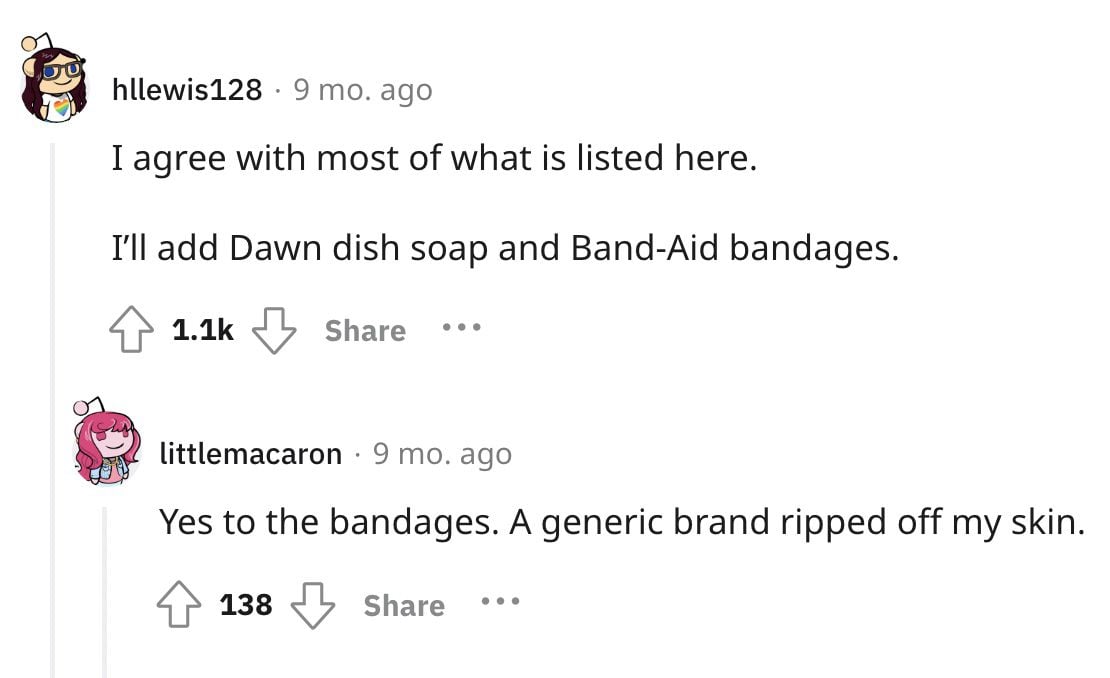 So A Generic Brand Bandage Could Literally Do Damage.
