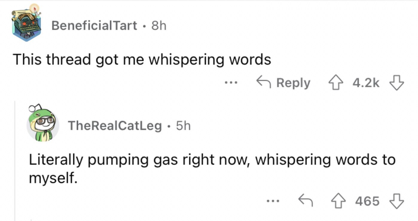 Reddit screenshot of someone talking about being self conscious of mispronouncing words