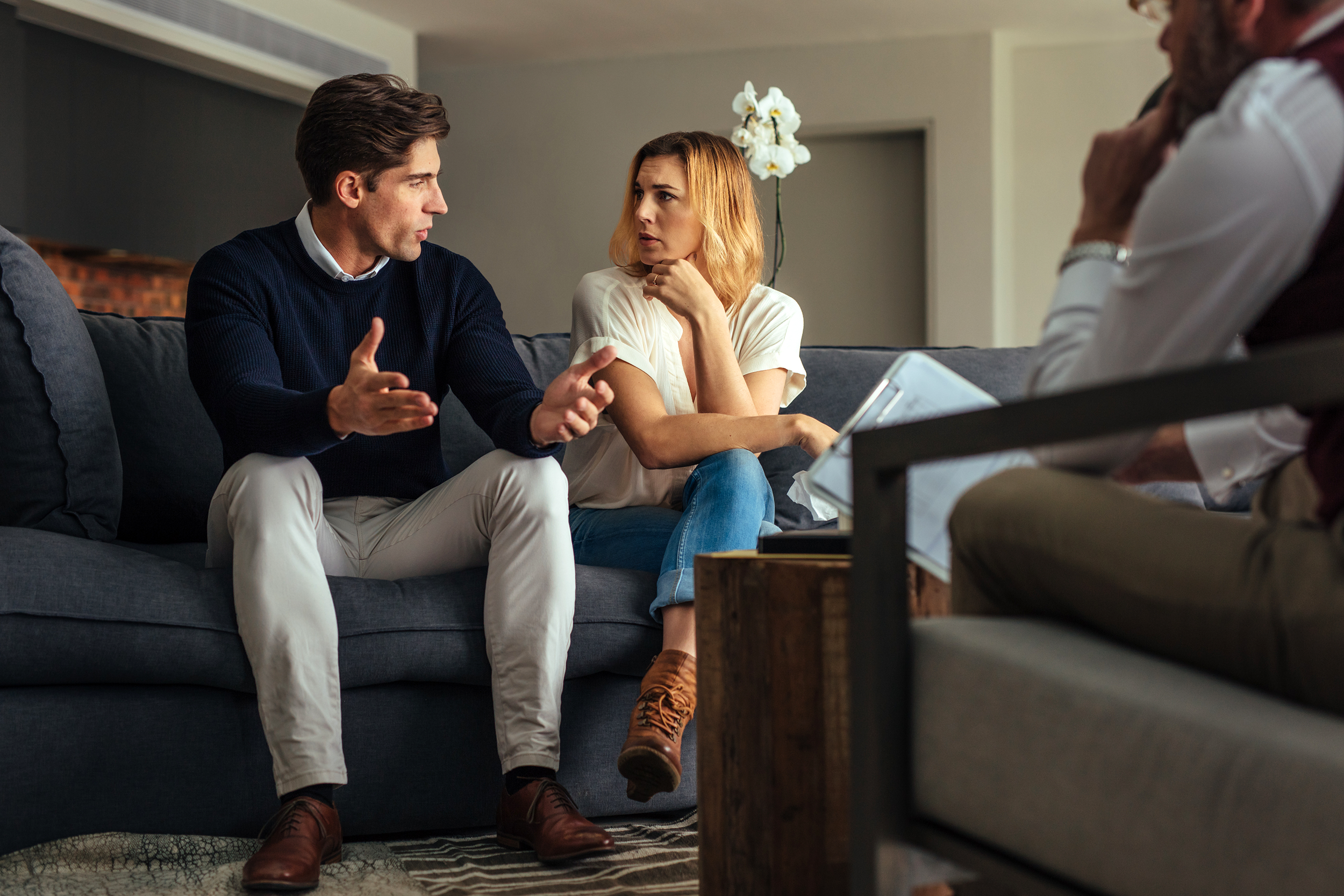 Couple in therapy