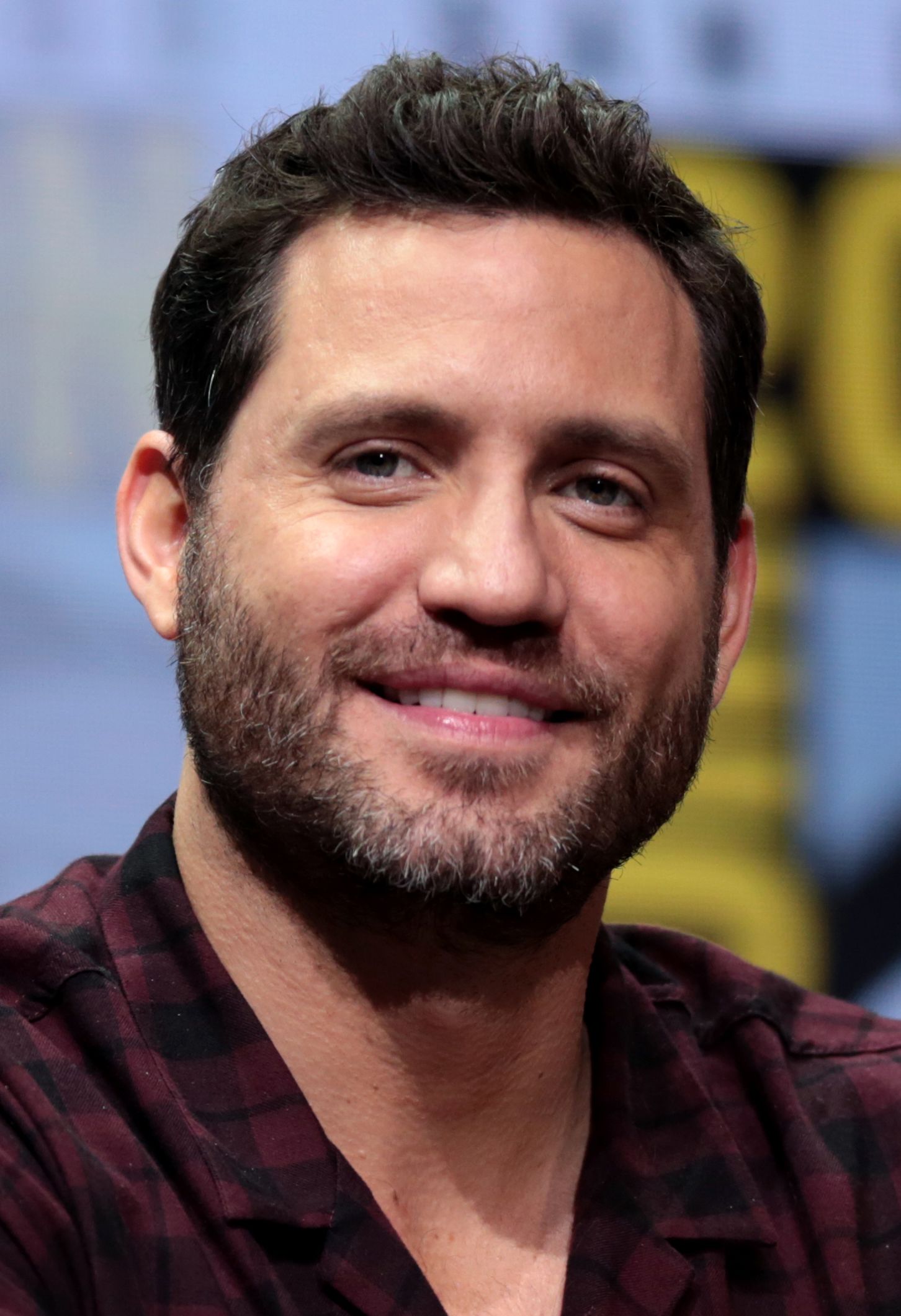 Edgar Ramirez speaking at the 2017 San Diego Comic-Con International in San Diego, California.