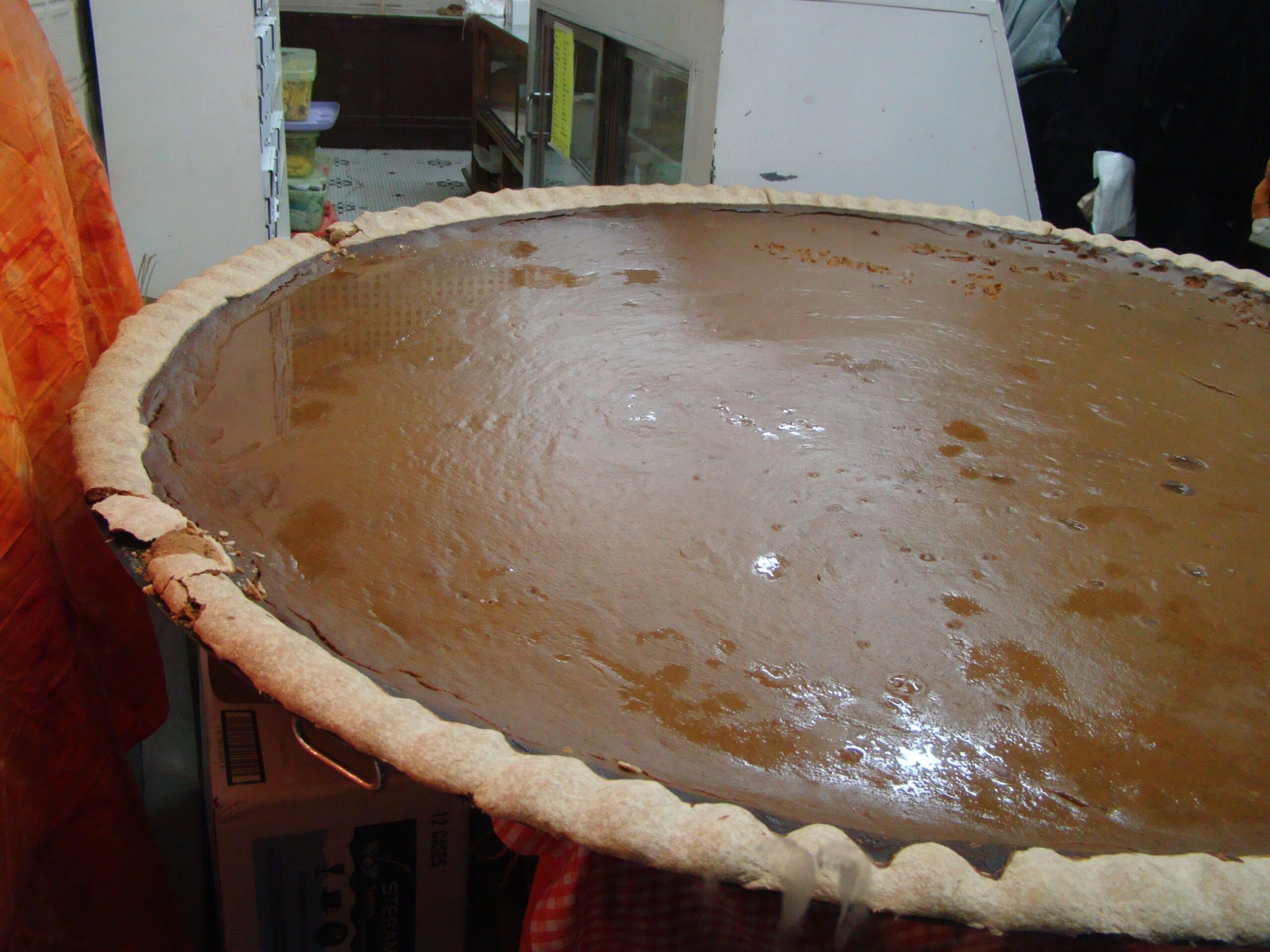 Largest Pumpkin Pie in Circleville Pumpkin Show, Ohio