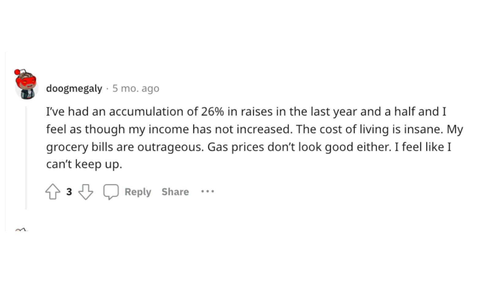 Reddit screenshot about the ever testy gas prices.