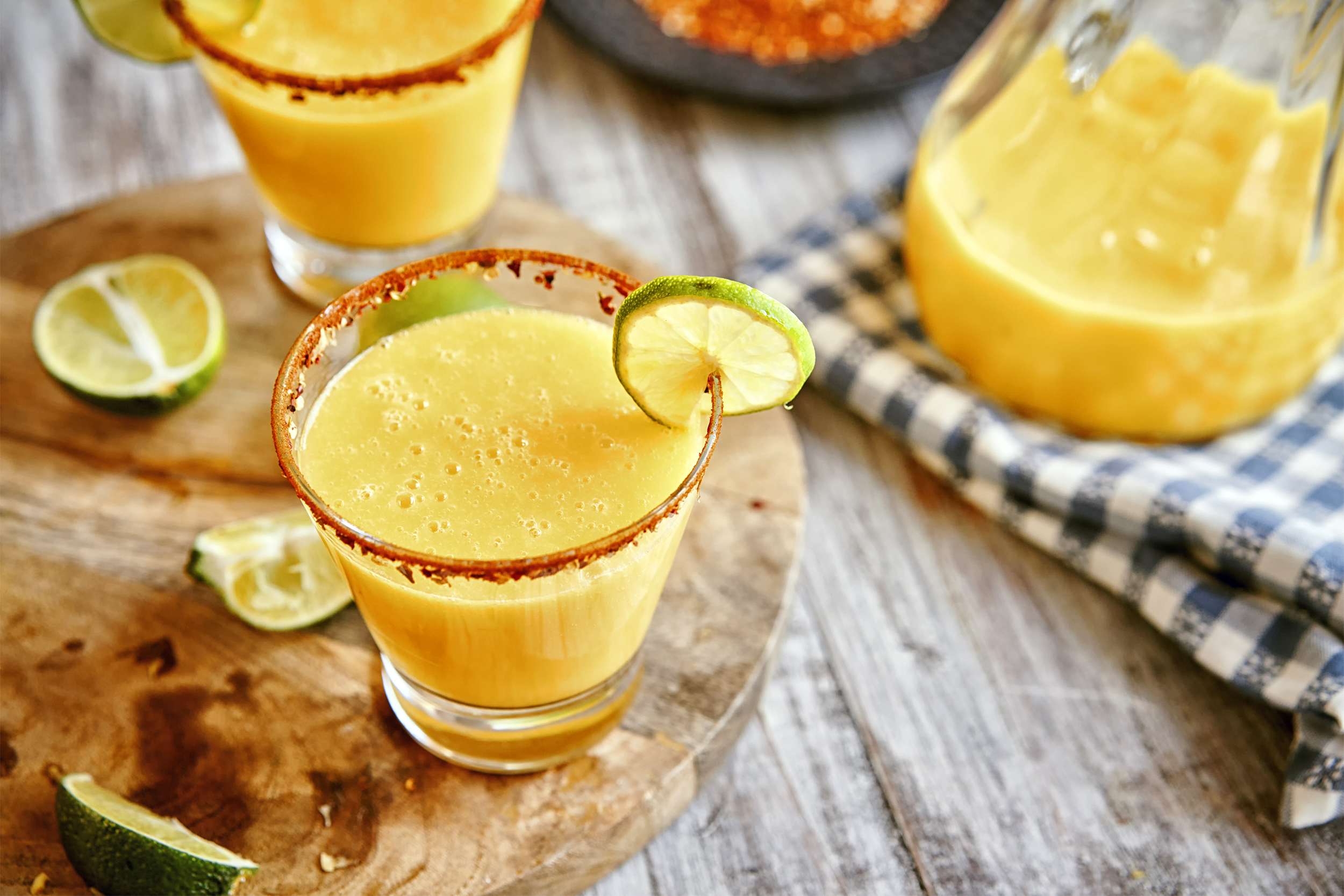 juice with limes and hot chili pepper