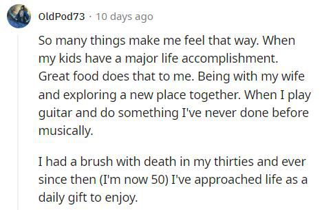 Screenshot of Reddit comment
