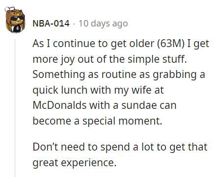 Screenshot of Reddit comment