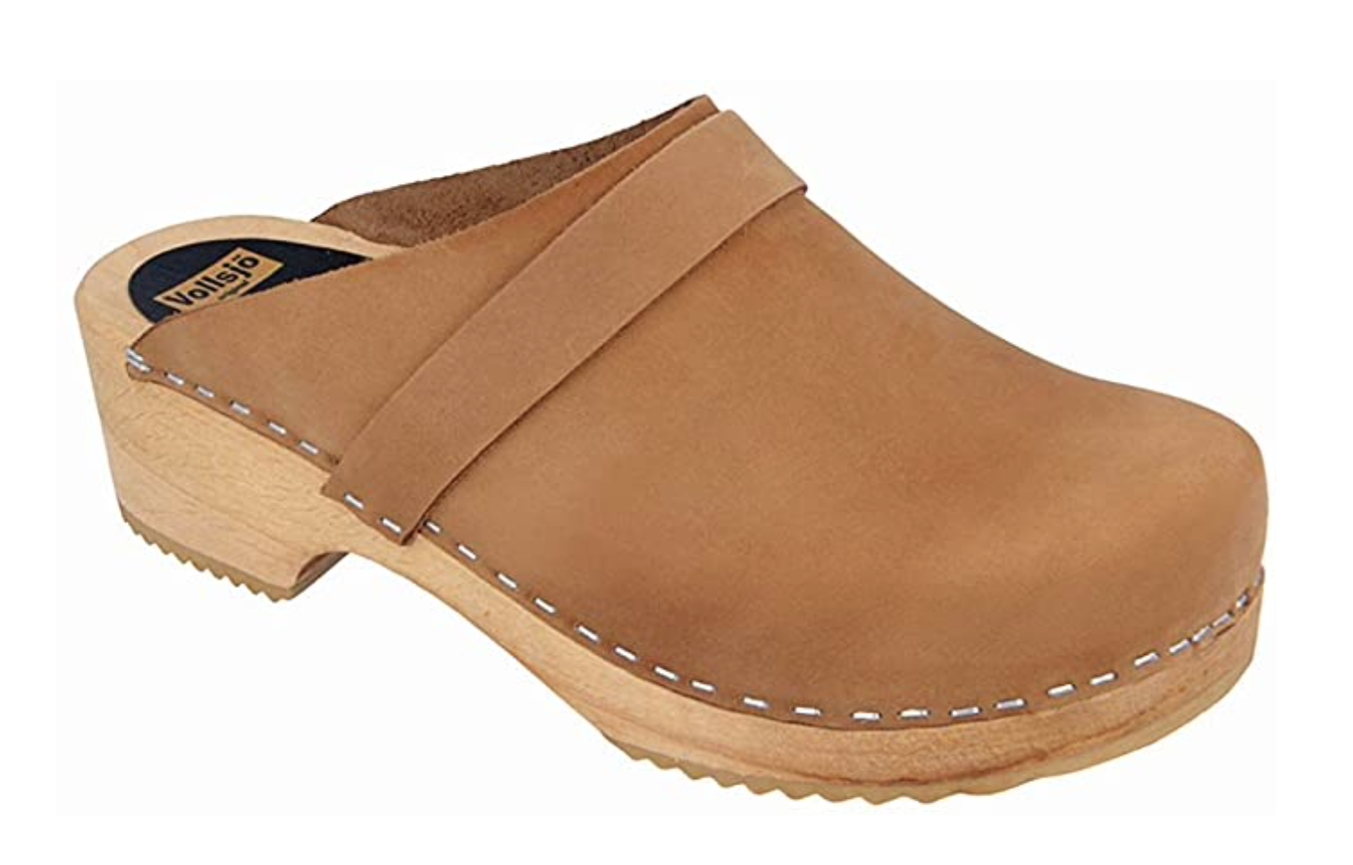 Leather Wooden Clogs
