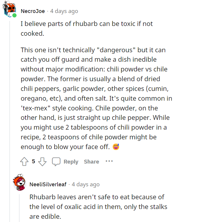 reddit screenshot dangerous ingredients