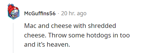 reddit screenshot of munchies snacks