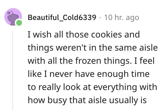 Screenshot of Reddit comment