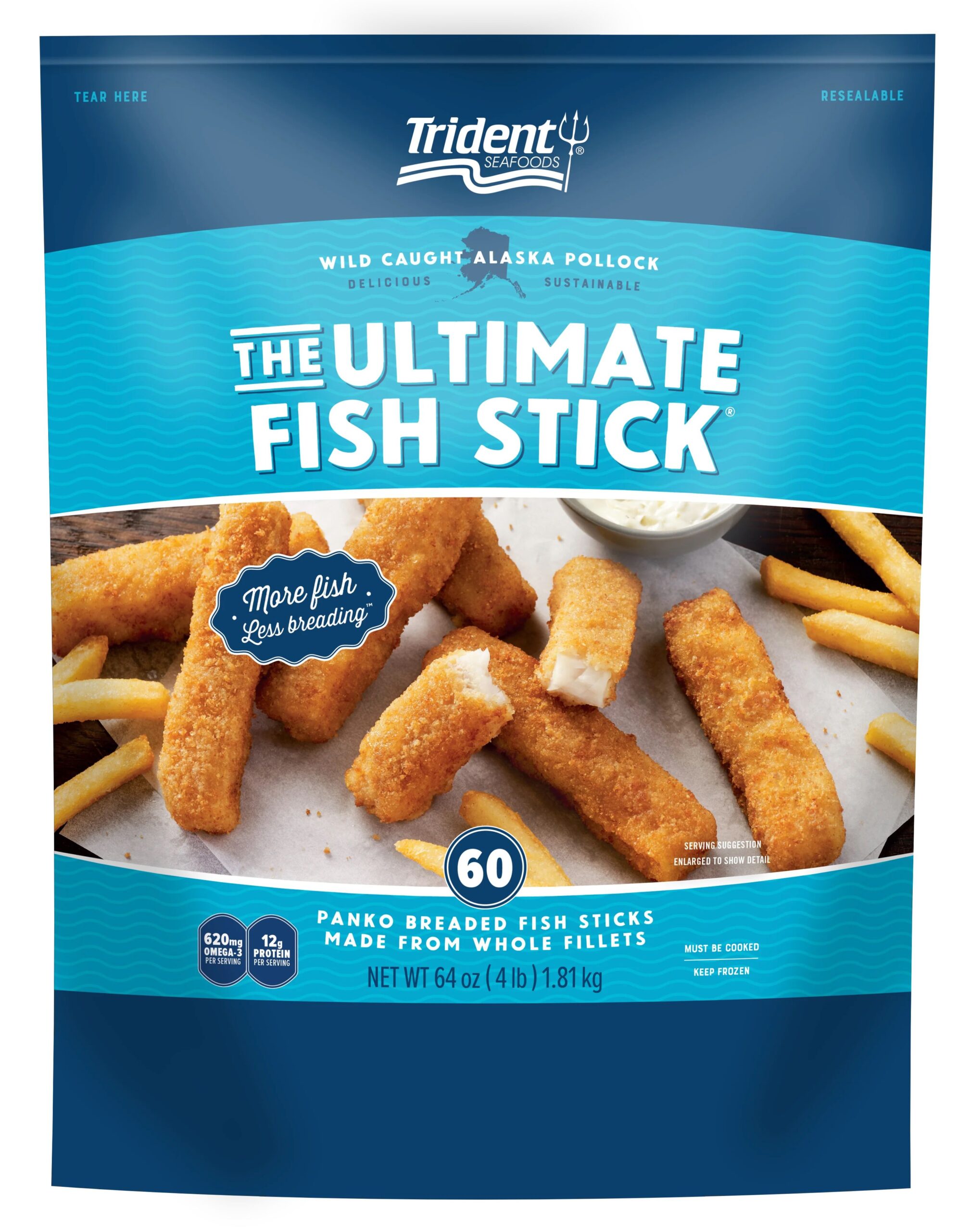 Trident Seafoods Frozen Fish Sticks