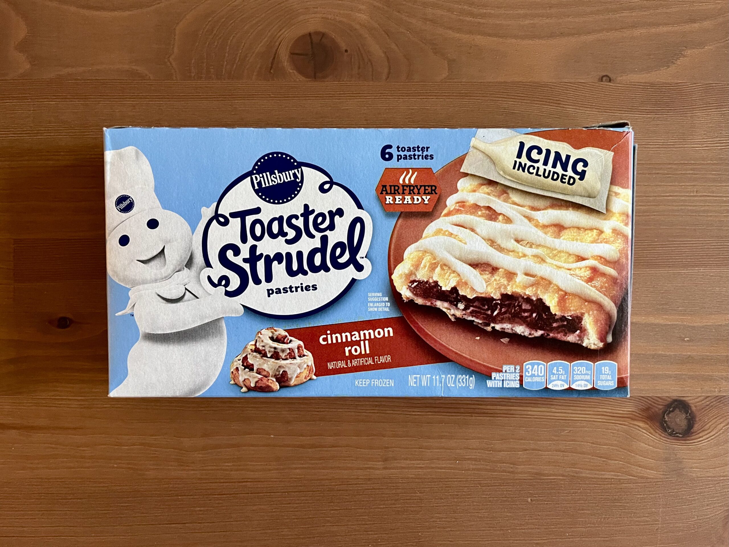 Cinnamon Roll Toaster Strudel