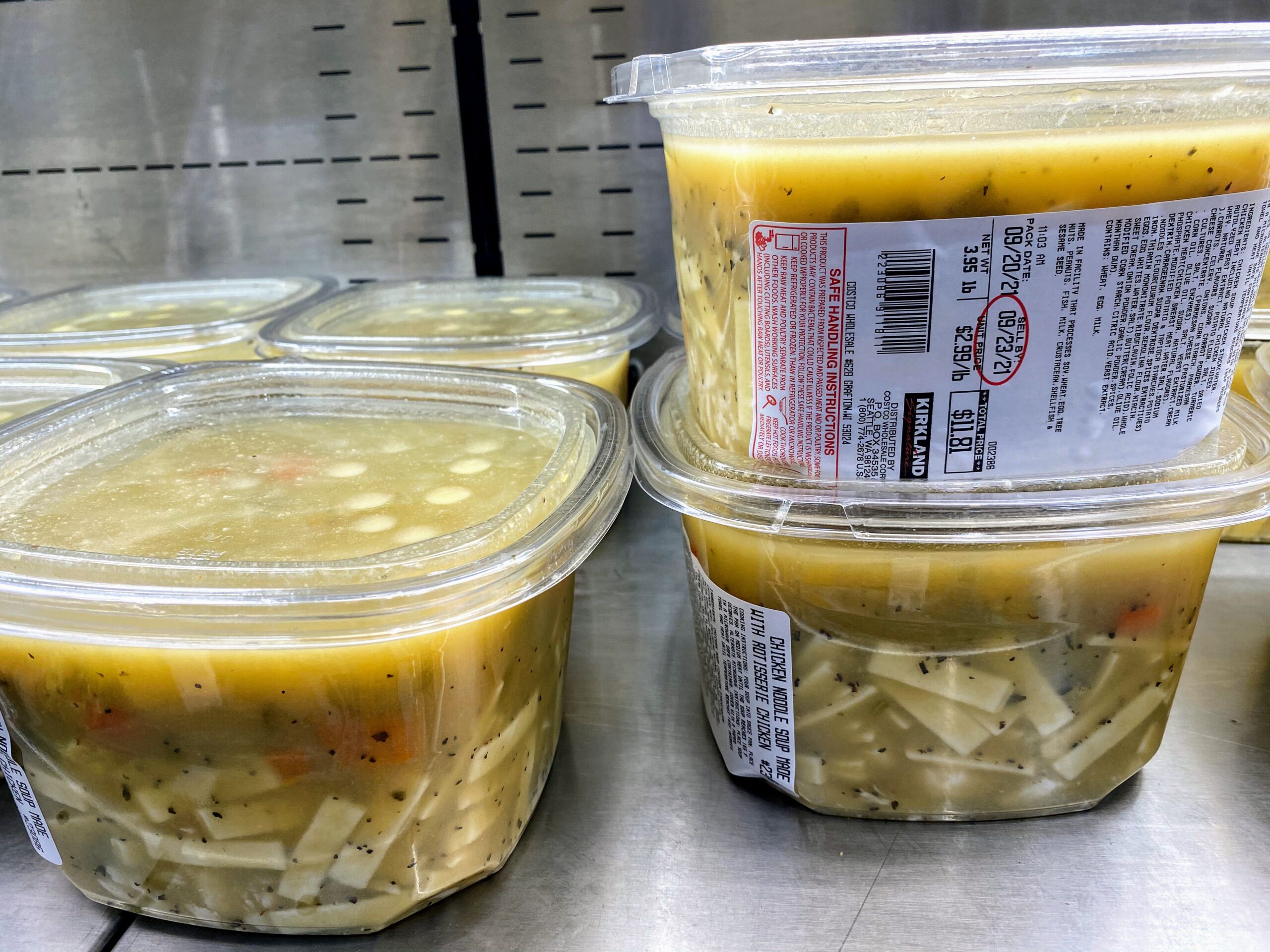 11. Kirkland Signature Chicken Noodle Soup