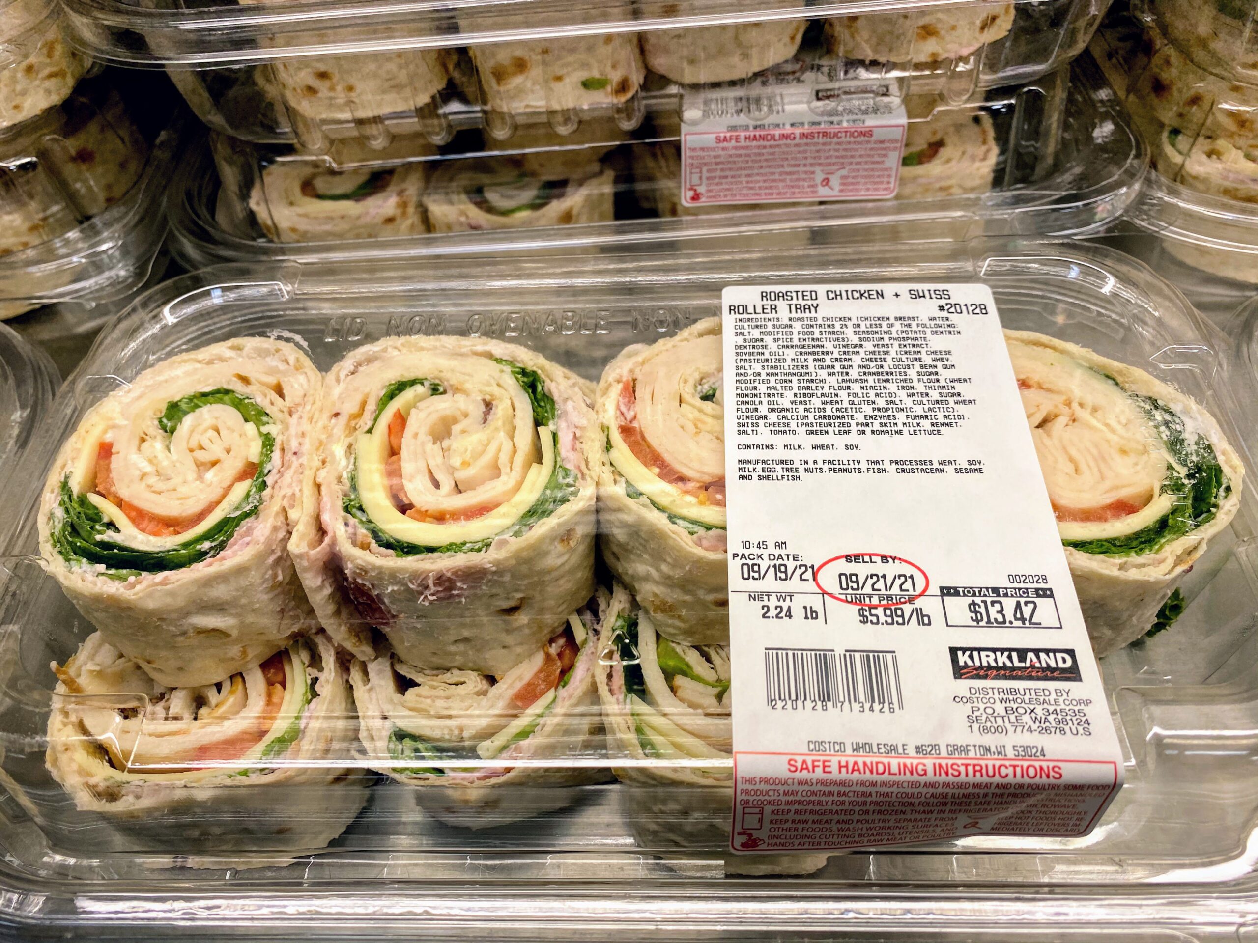 Chicken and Swiss Pinwheels