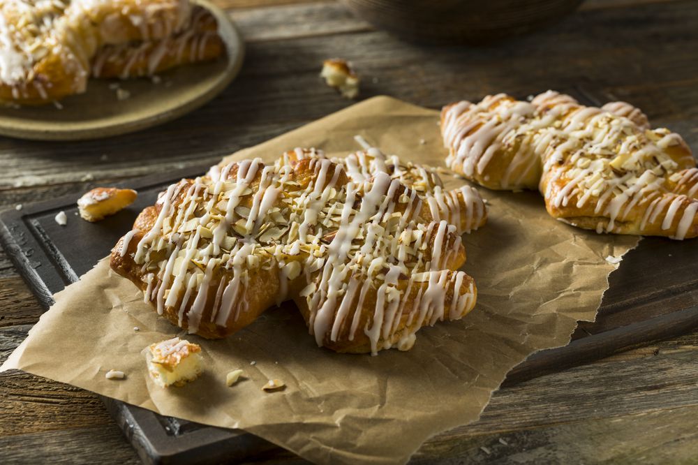 Homemade Sweet Breakfast Bear Claw Pastry
