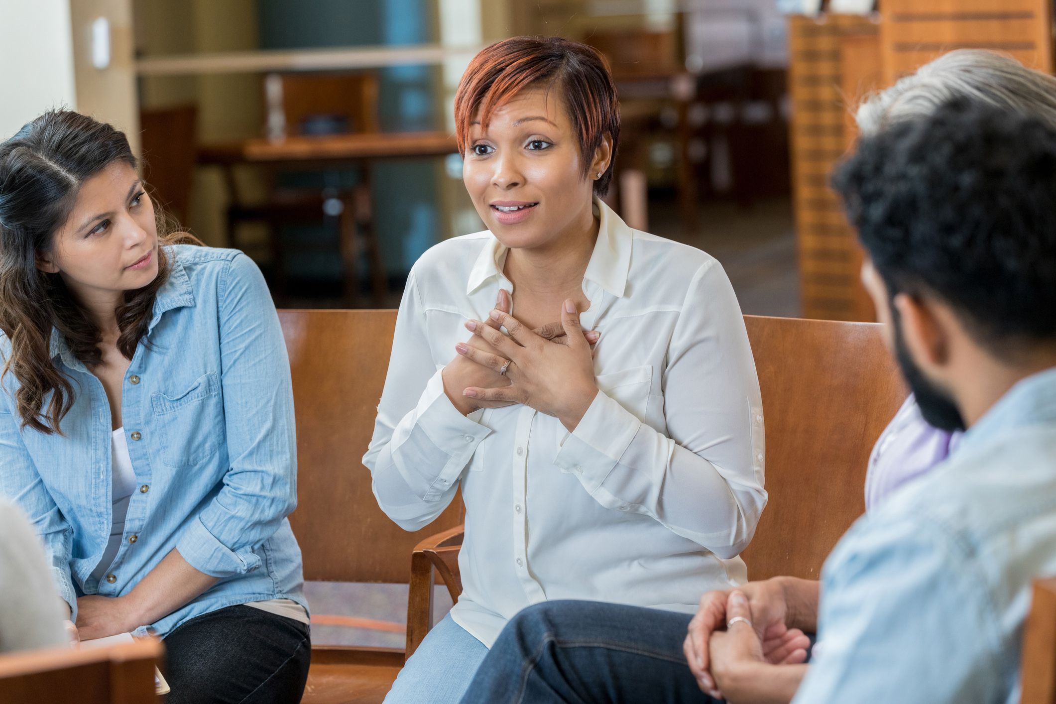 discussion in group therapy