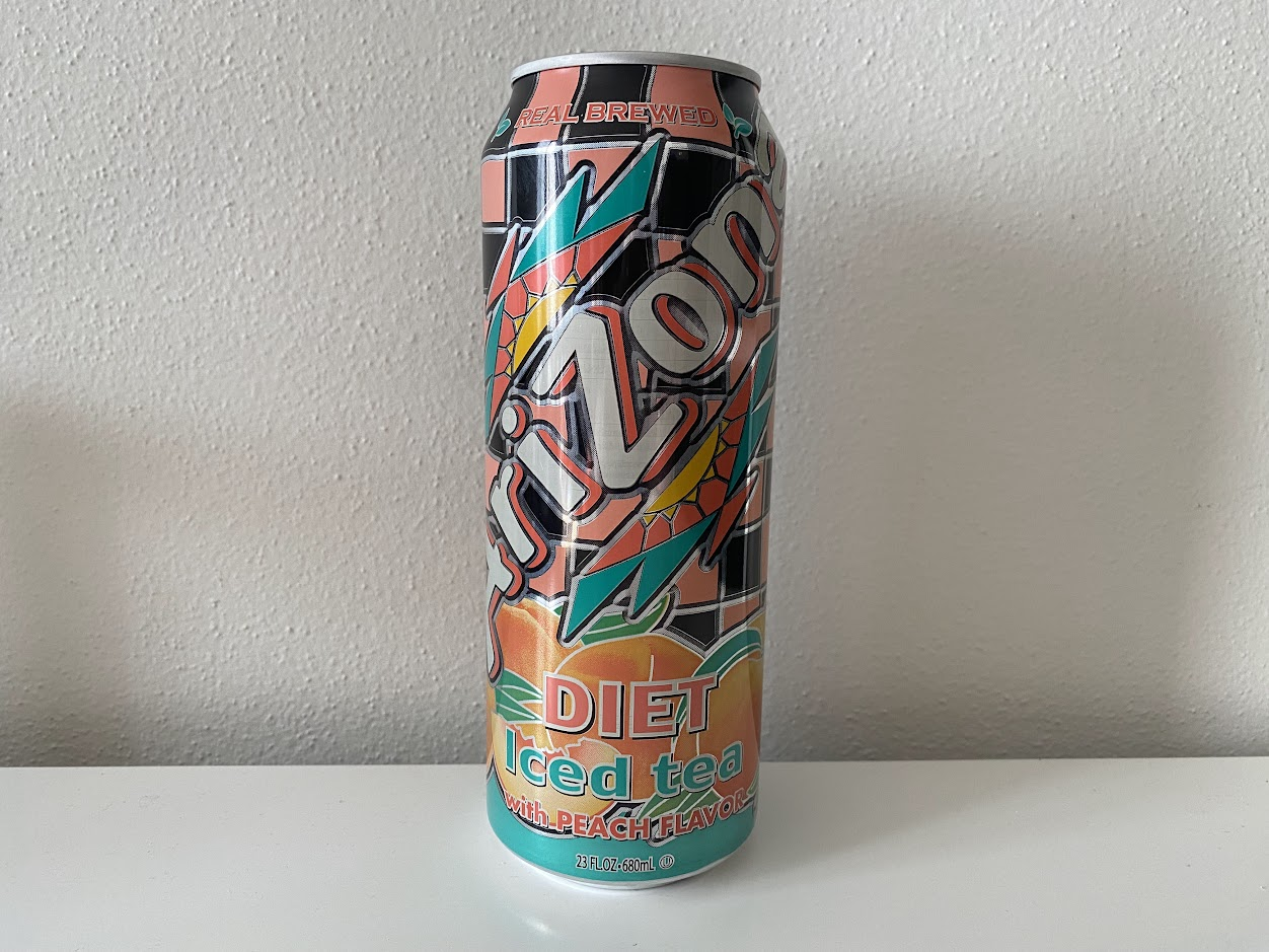 20. Diet Iced Tea with Peach Flavor