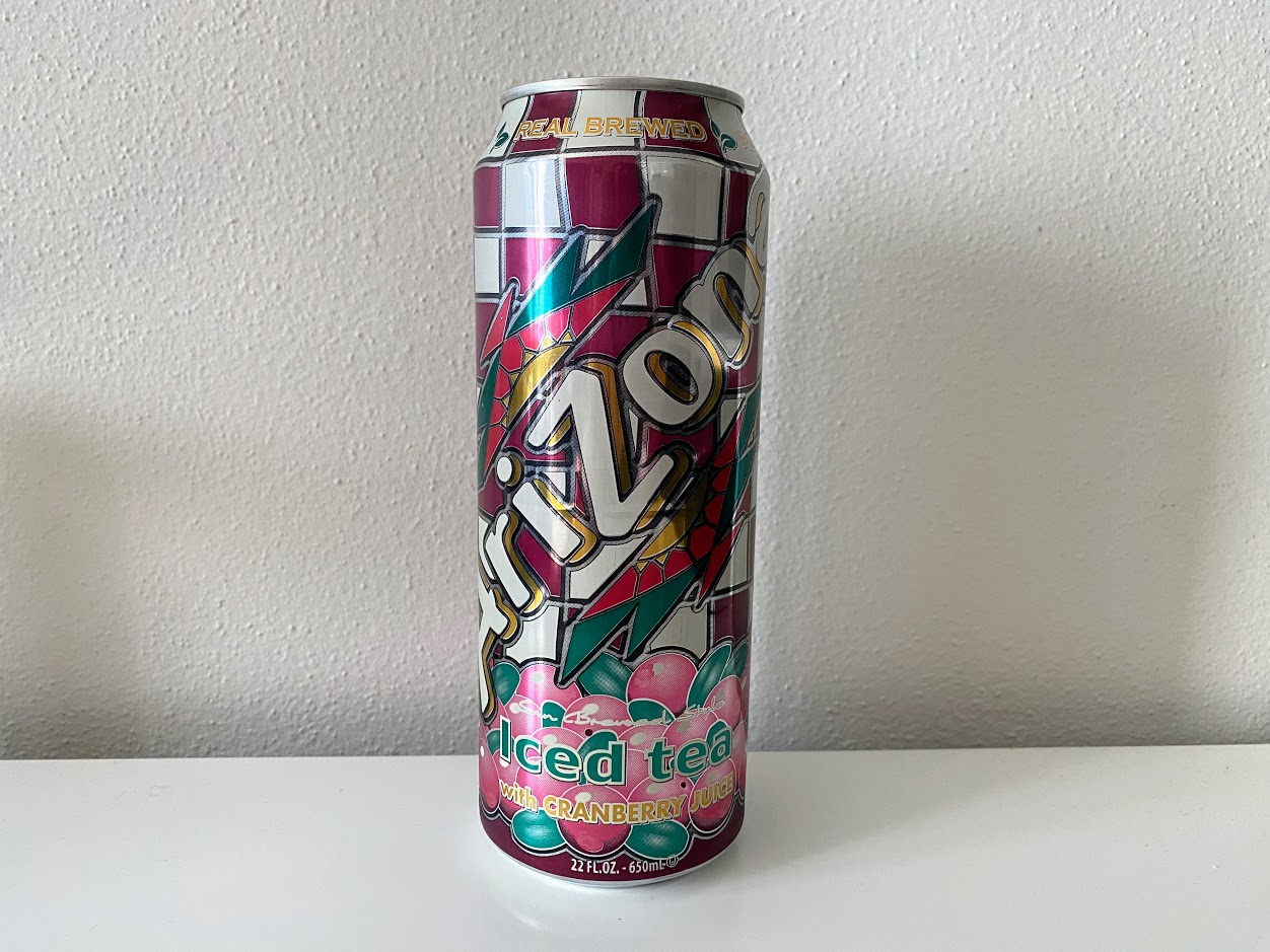 8. Iced Tea with Cranberry Juice