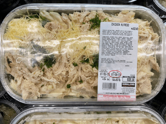 Kirkland Signature Chicken Alfredo Pasta