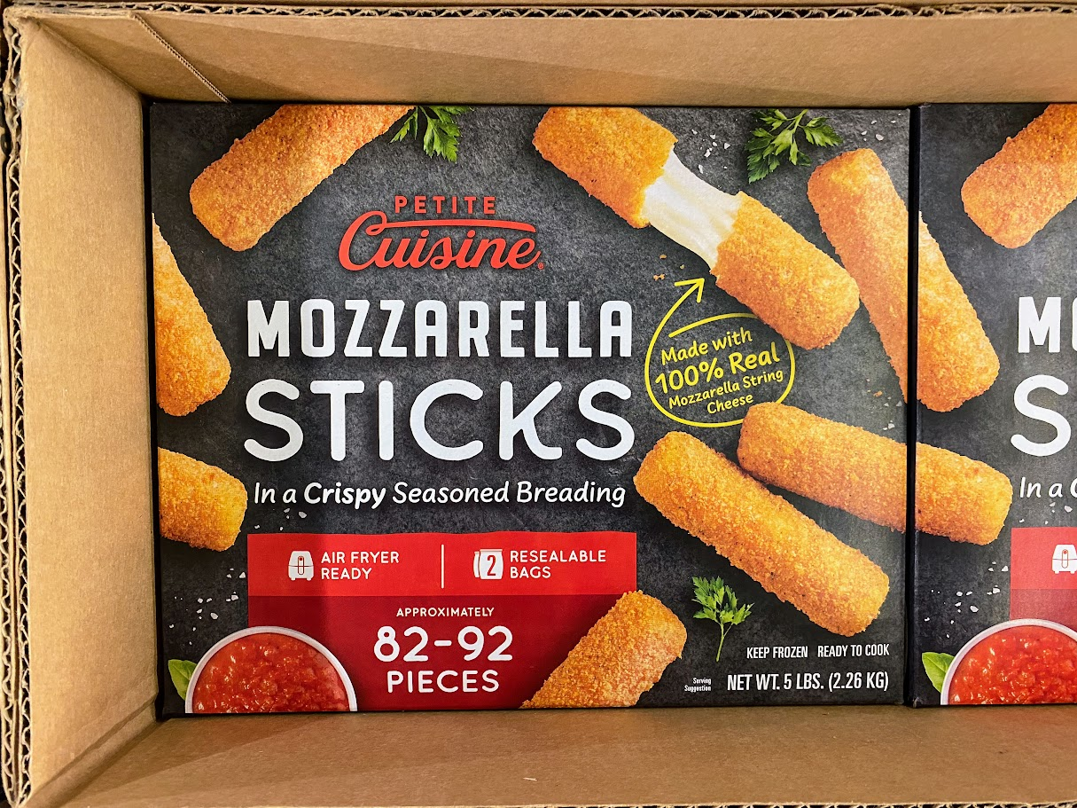 Costco Petit Cuisine mozzarella sticks