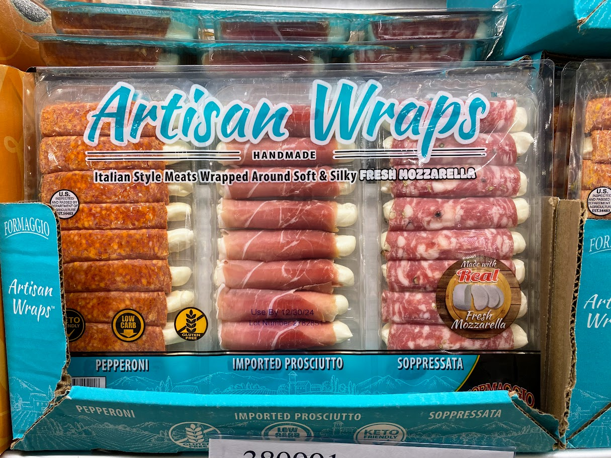 Costco Formaggio Artisan Wraps