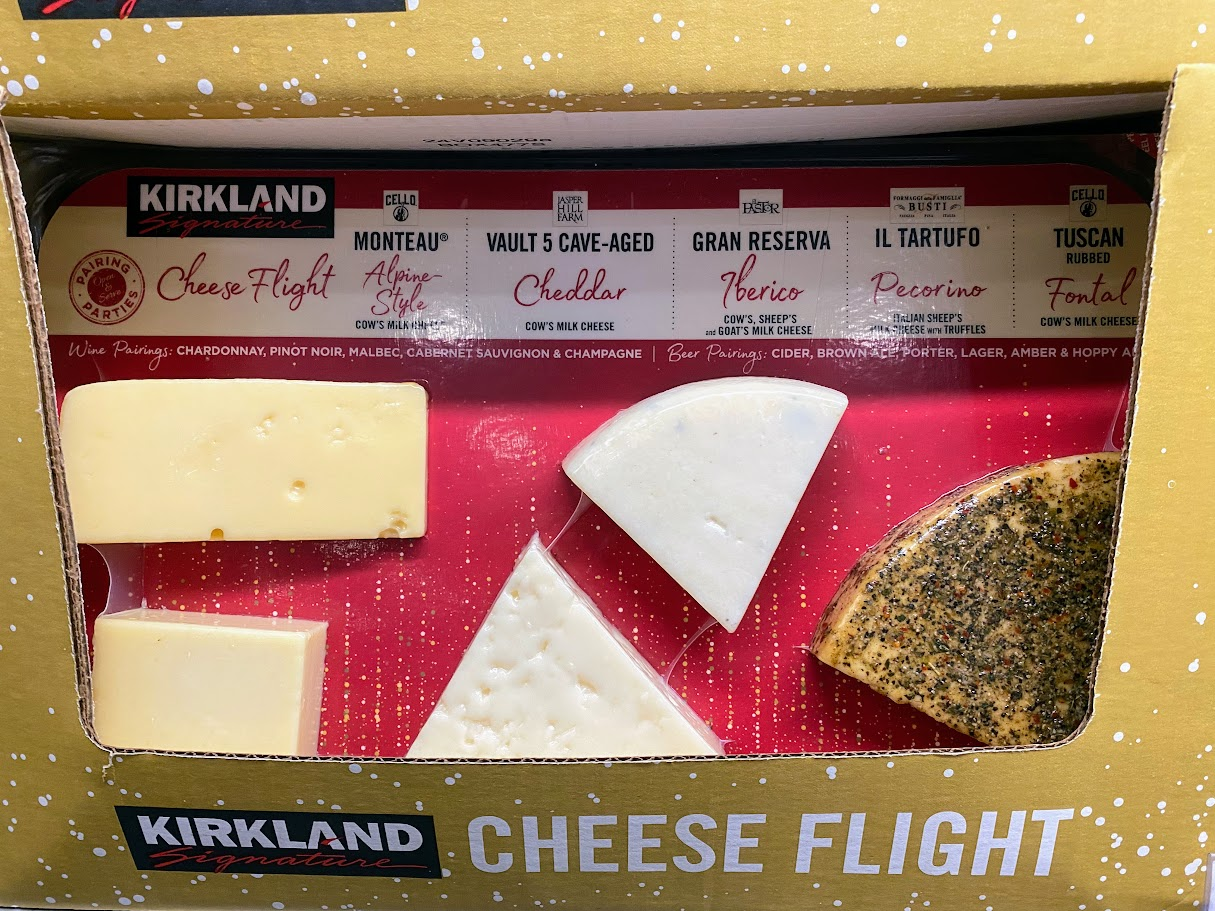 Costco kirkland cheese flight