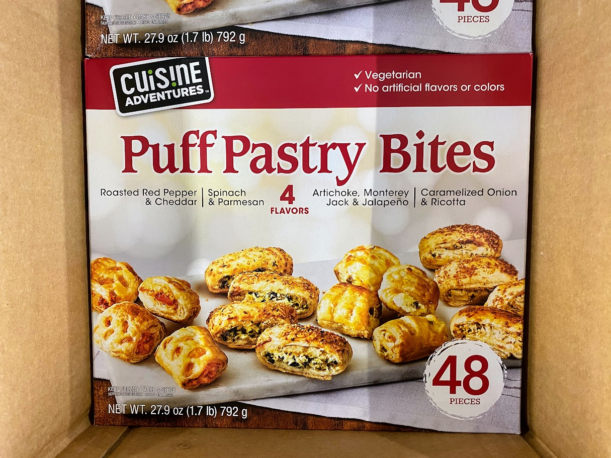 Costco Cuisine Adventures Puffy pastry bites