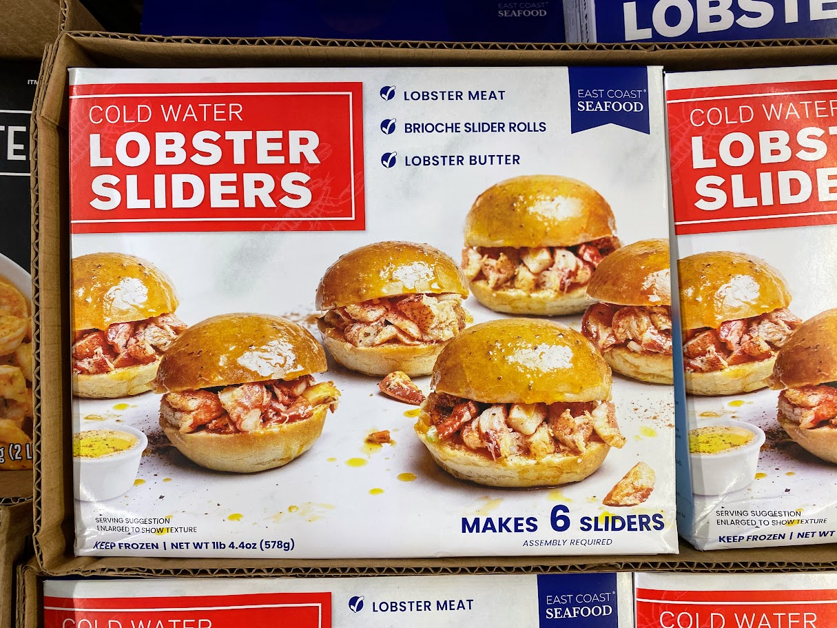 Costco East Coast Seafood lobster sliders
