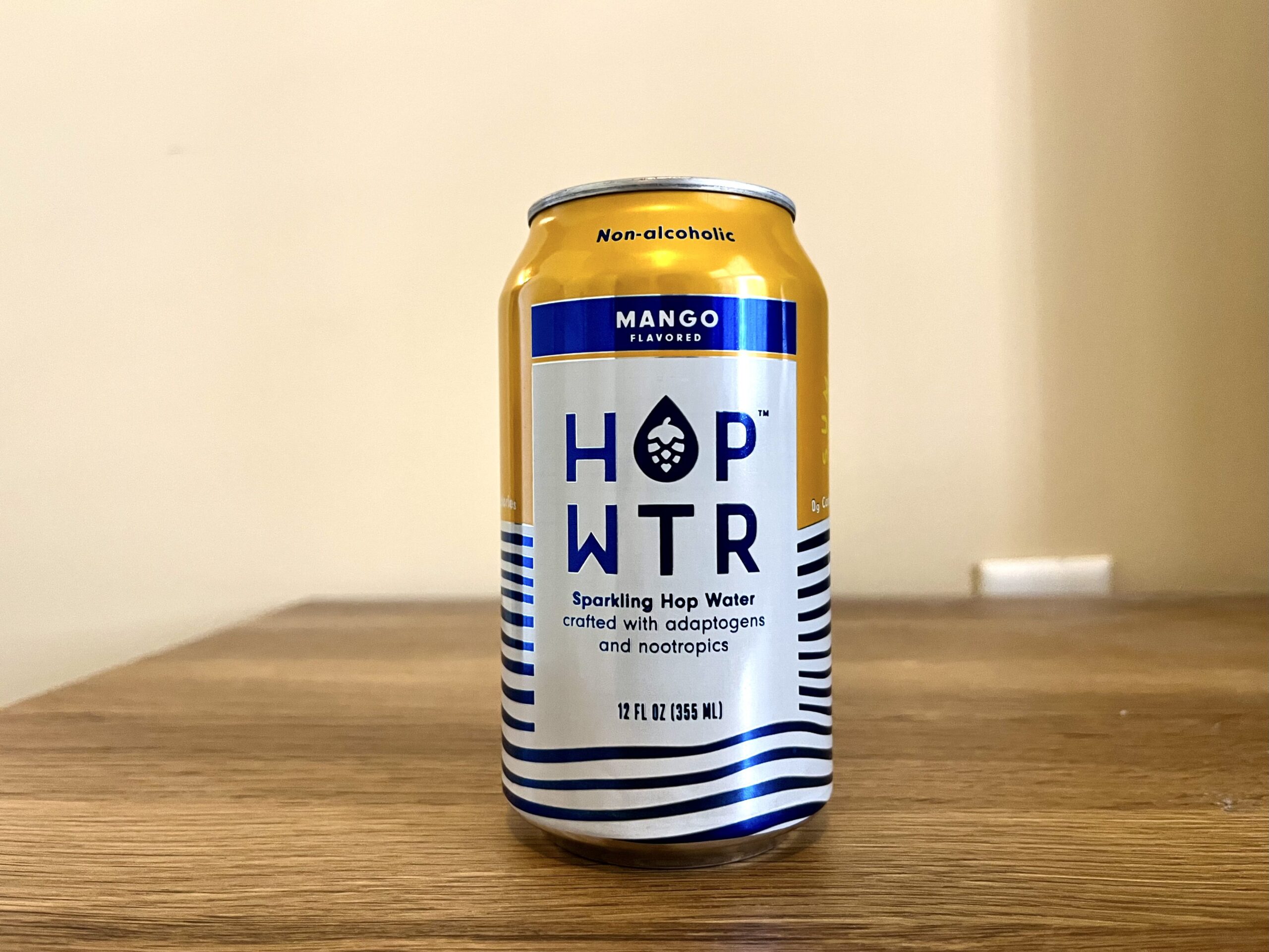 Mango Hop Wtr sparkling hop water