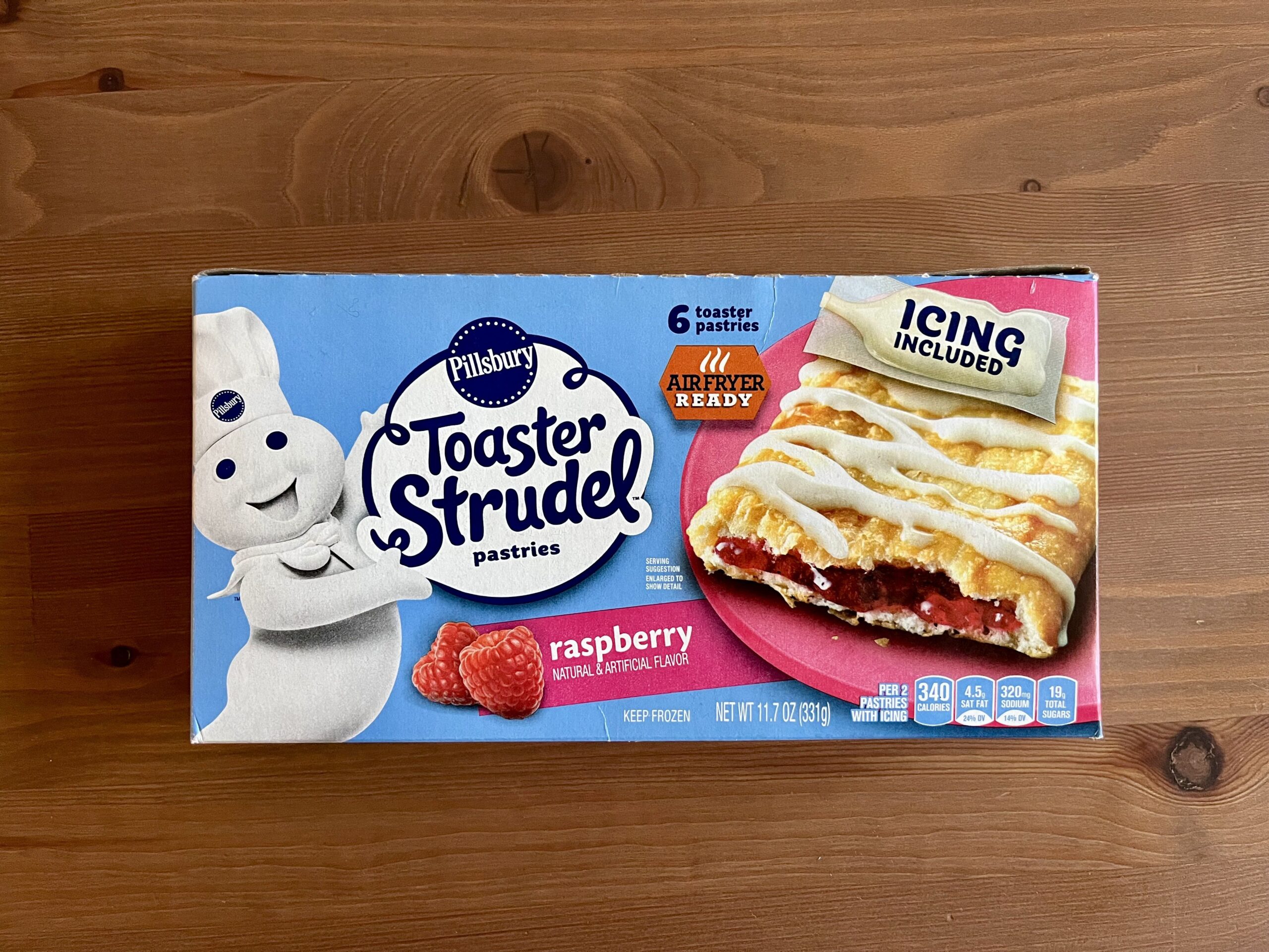 Raspberry Toaster Strudel