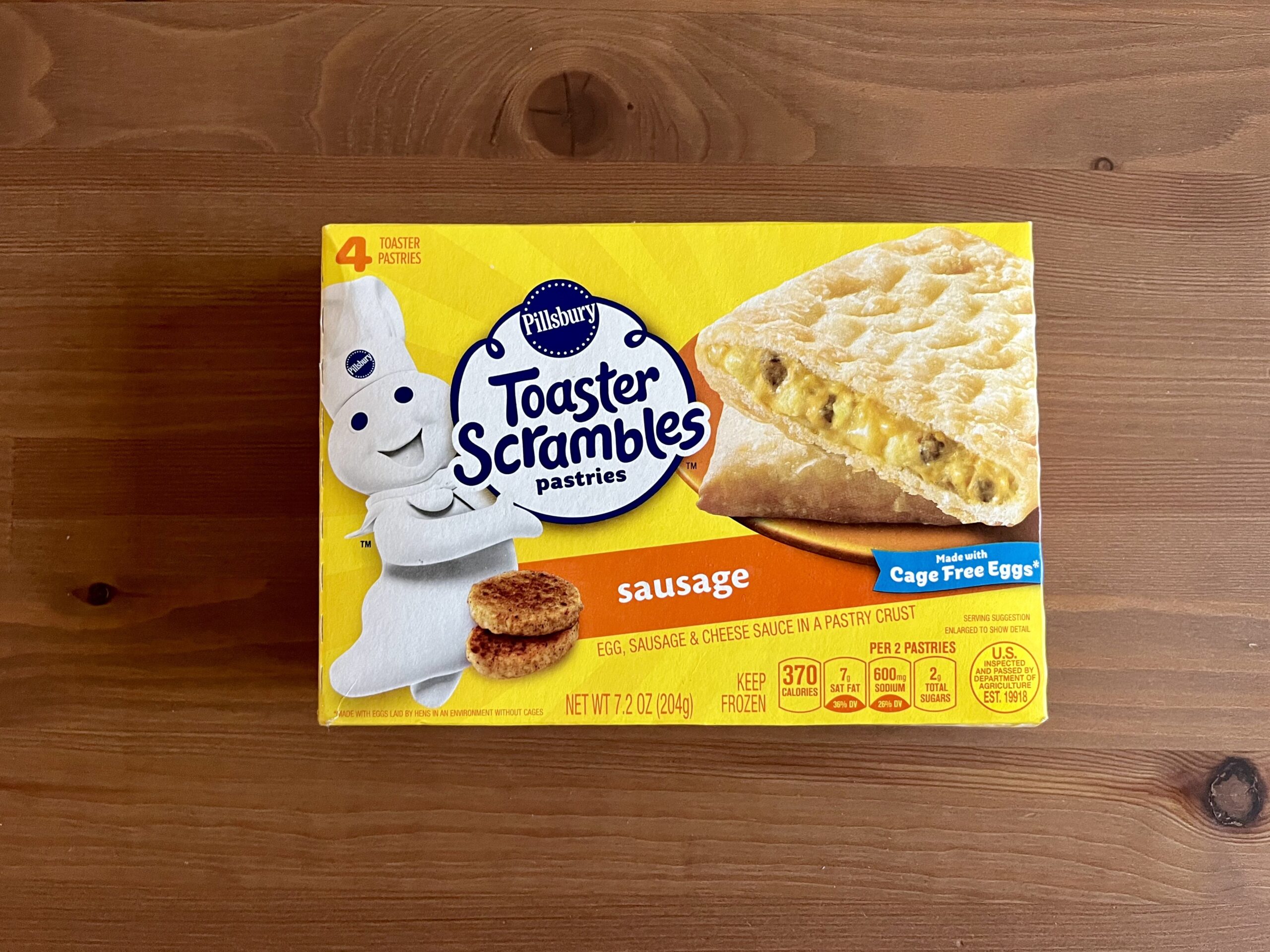 sausage toaster scramble